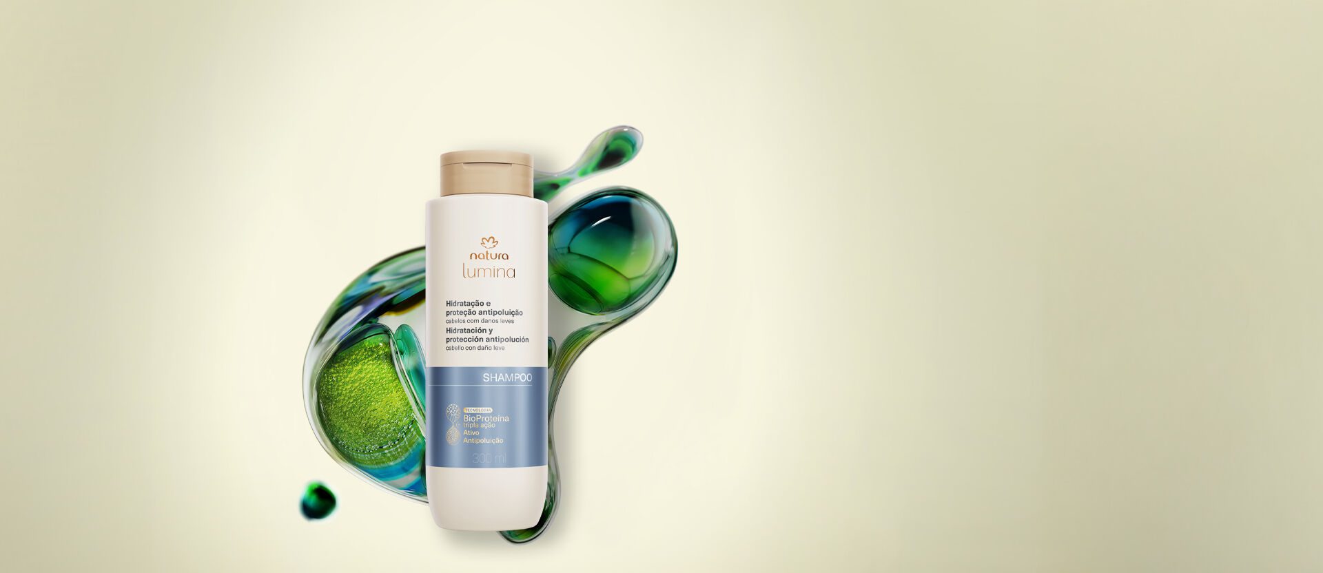 Shampoo Purificante Lumina para Hidratação e Proteção Antipoluição 2 Shampoo Purificante Lumina para Hidratacao e Protecao Antipoluicao