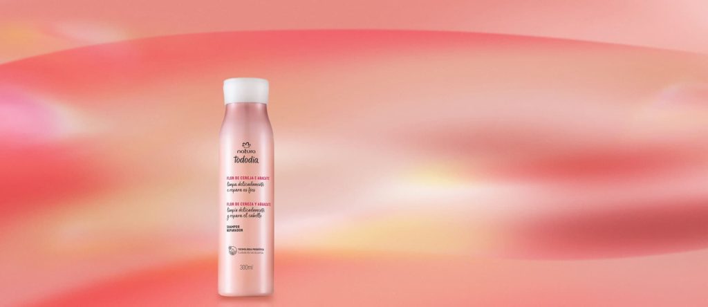 Shampoo Reparação Flor de Cereja e Abacate Tododia 300ml