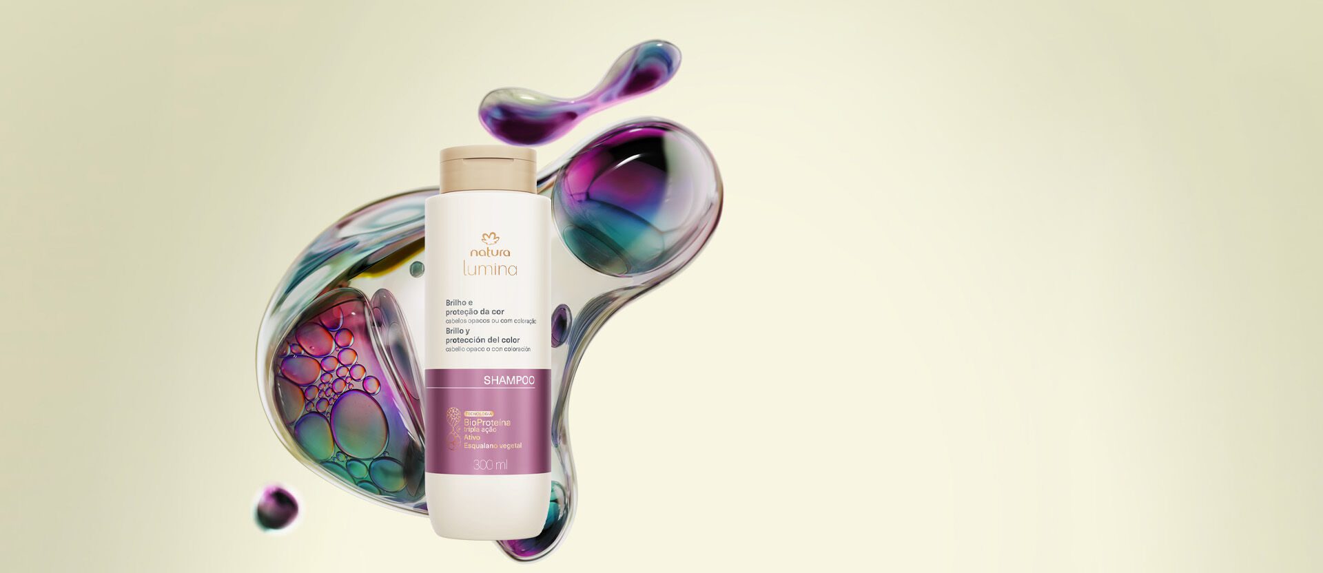 Shampoo Revitalizante Brilho e Protecao da Cor