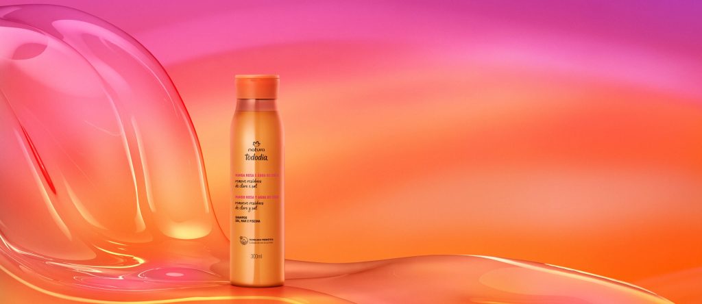 Shampoo Sol, Mar e Piscina Manga Rosa e Água de Coco Tododia 300ml