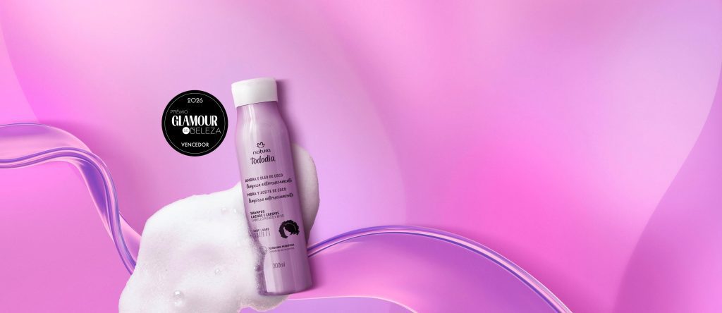 Shampoo para Cachos e Crespos Amora e Óleo de Coco Tododia 300ml