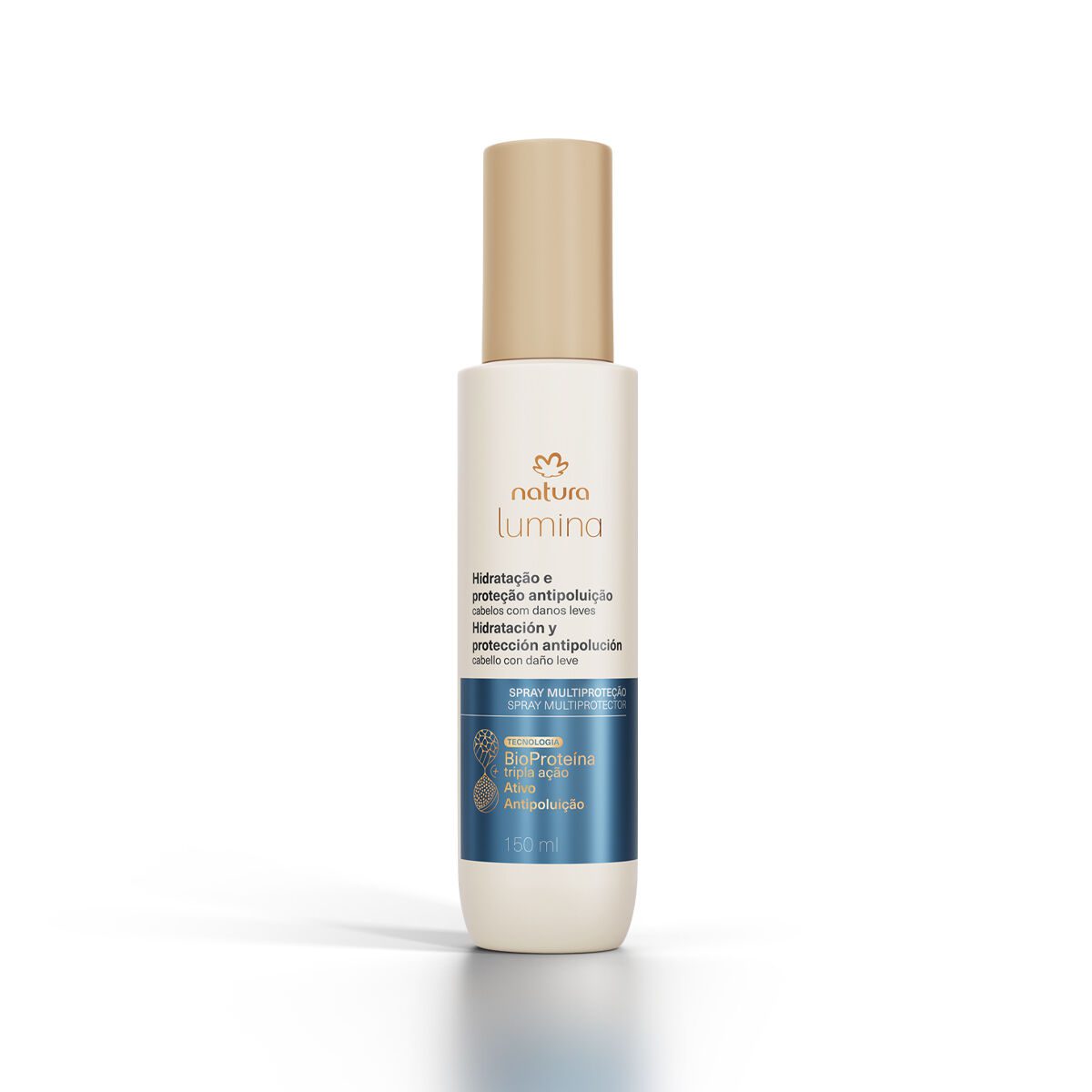 Spray de Pentear Lumina para Hidratação e Proteção Antipoluição 2 Spray de Pentear Lumina para Hidratacao e Protecao Antipoluicao