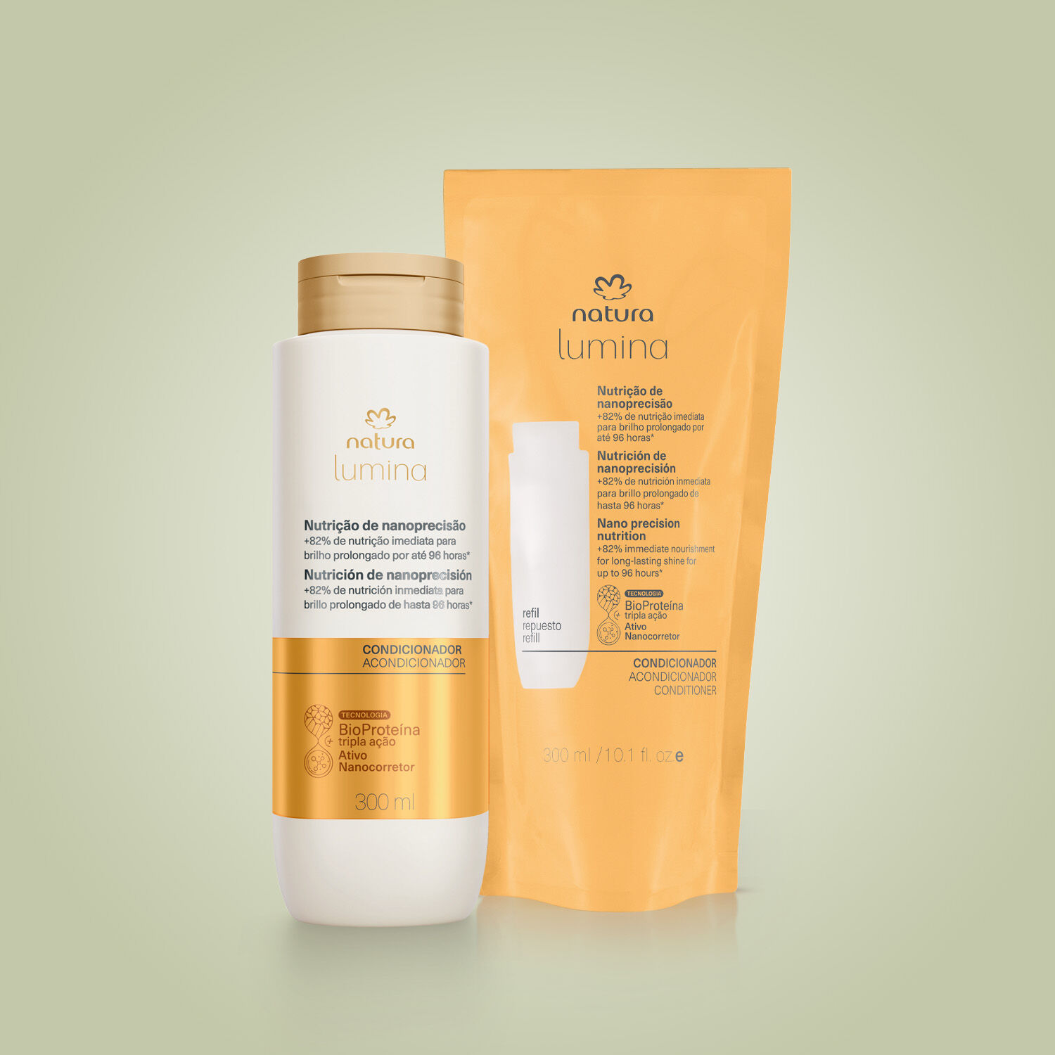 1792025641 13 Kit Condicionador Nutricao de Nanoprecisao Lumina Refil 2 produtos