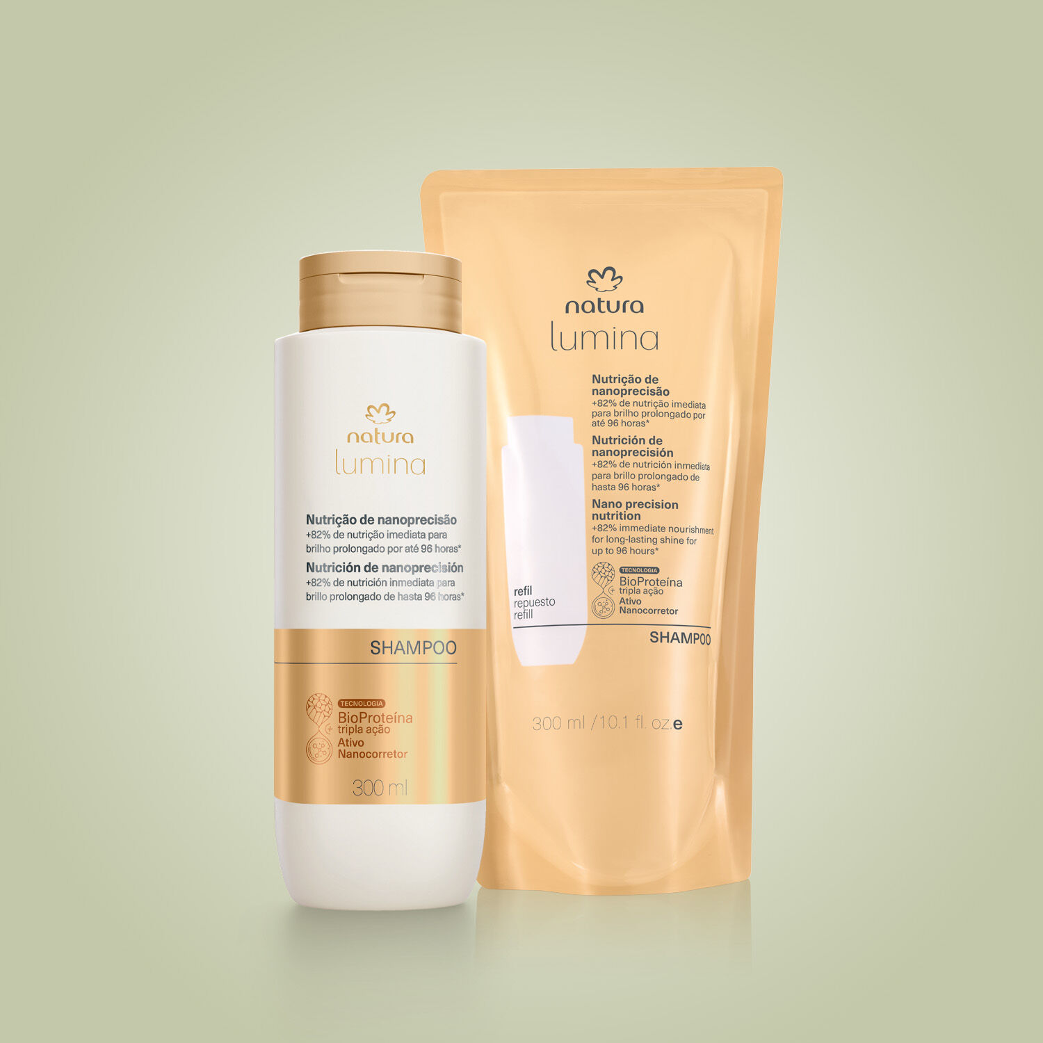 1792052069 324 Kit Shampoo Lumina Nutricao de Nanoprecisao 2 produtos