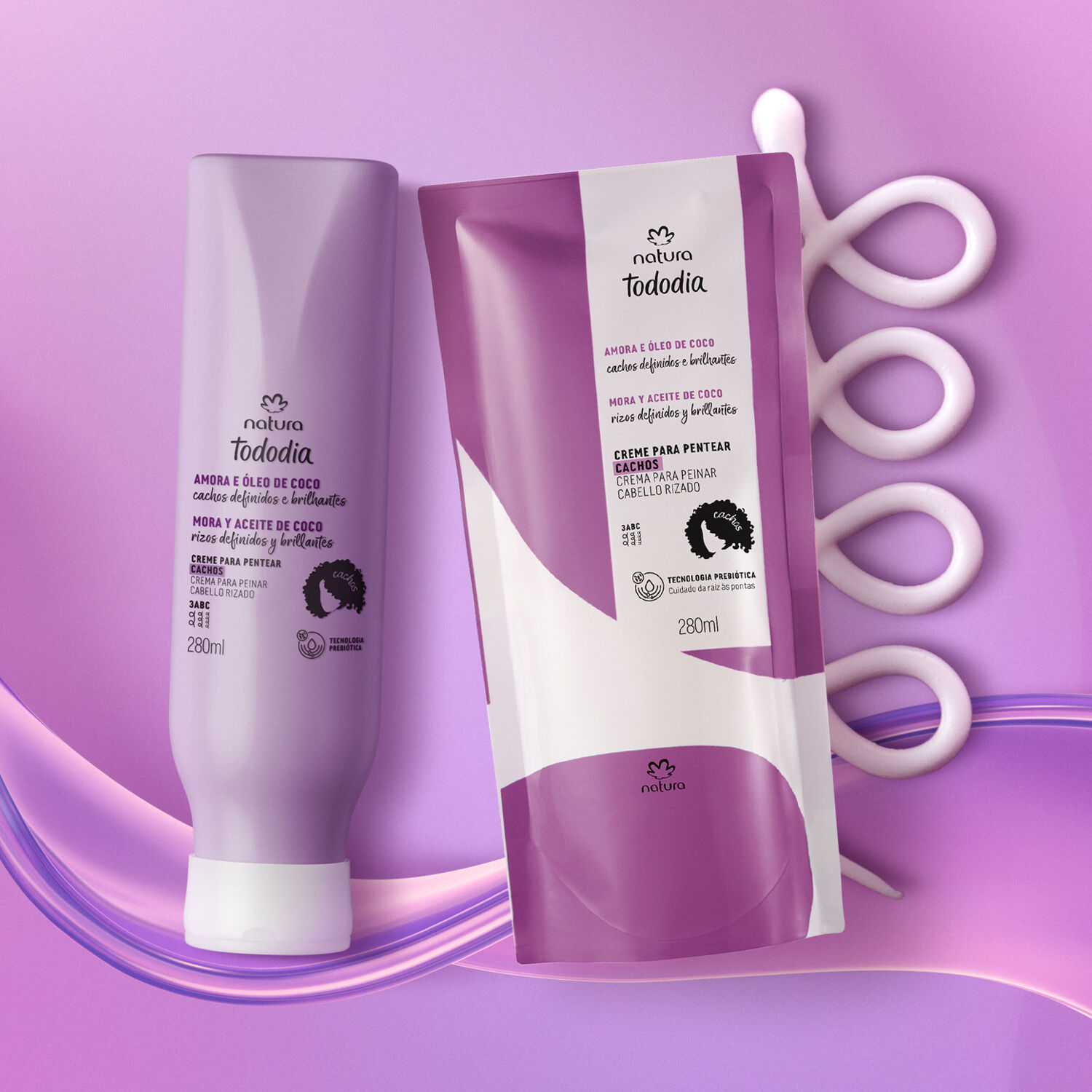 1792053449 324 Kit Creme para Pentear Cachos Tododia Amora e Oleo de