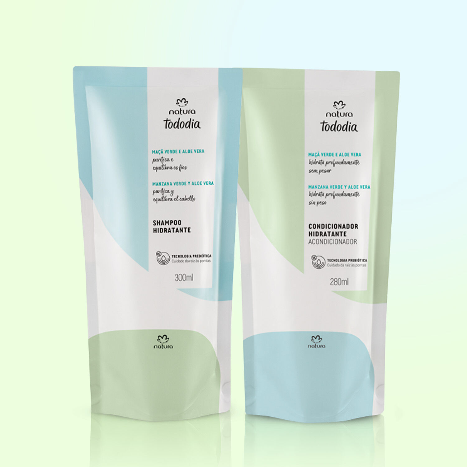 1792068911 848 Kit Refil Cha de Hortela e Gengibre Shampoo Condicionador