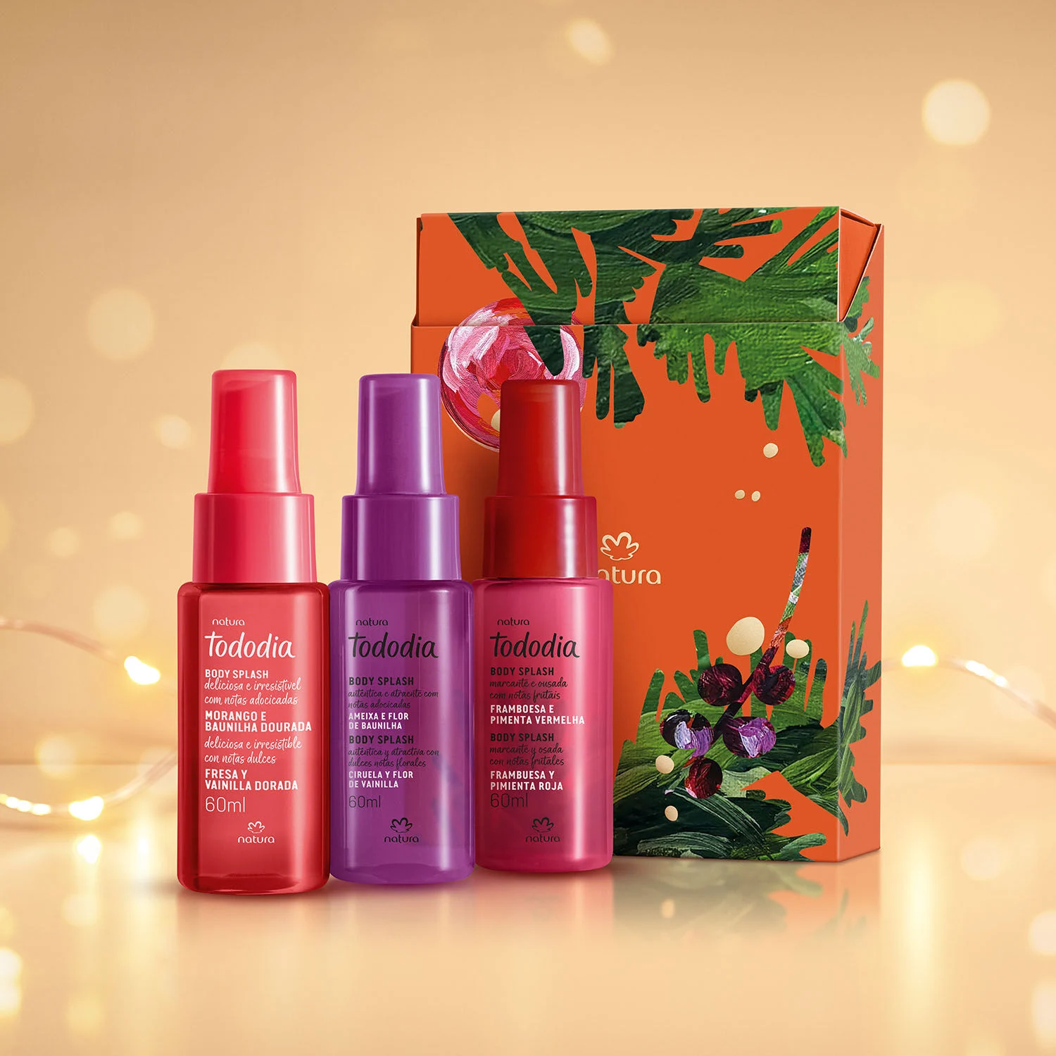 1792073035 409 Presente Natura Trio de Miniaturas Body Splash Tododia 3 produtos