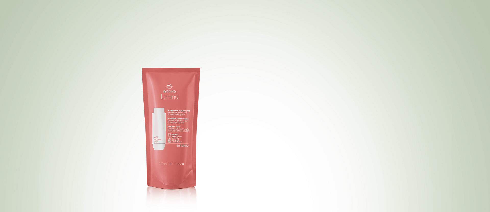 1792541779 273 Refil Shampoo Antiqueda e Crescimento Lumina 300ml