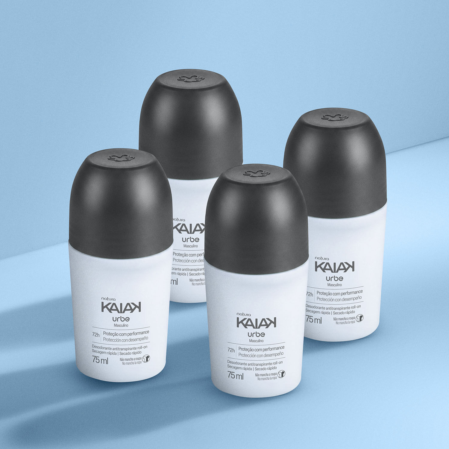 1793240302 268 Kit Desodorantes Roll on Kaiak Urbe Masculino 4 produtos