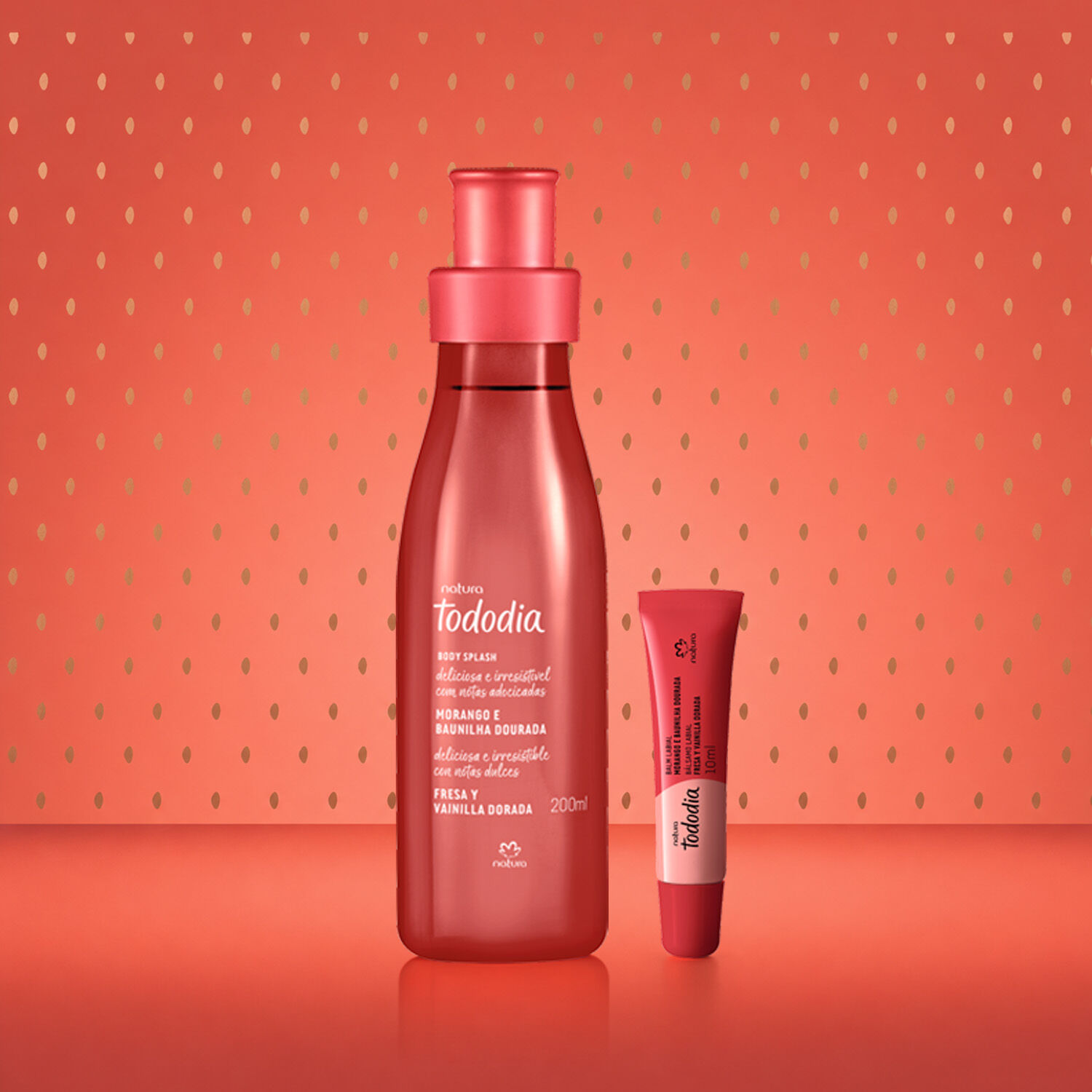 1793273322 495 Kit Tododia Morango e Baunilha Dourada 2 produtos
