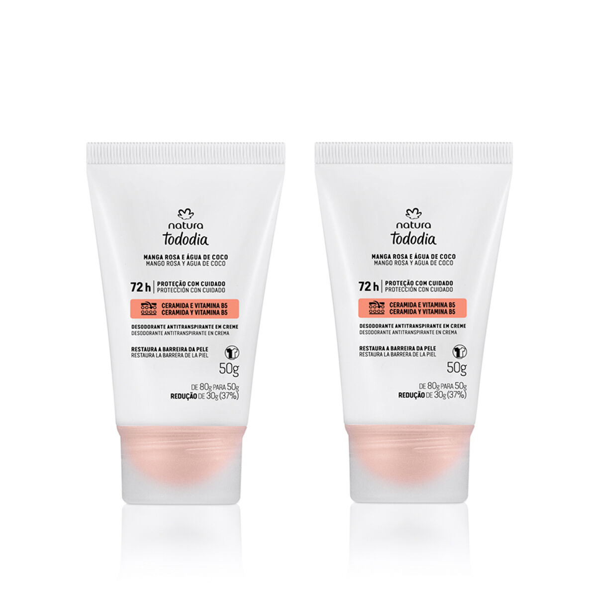 1793284717 184 Kit Desodorante Antitranspirante em Creme Tododia Manga Rosa e Agua