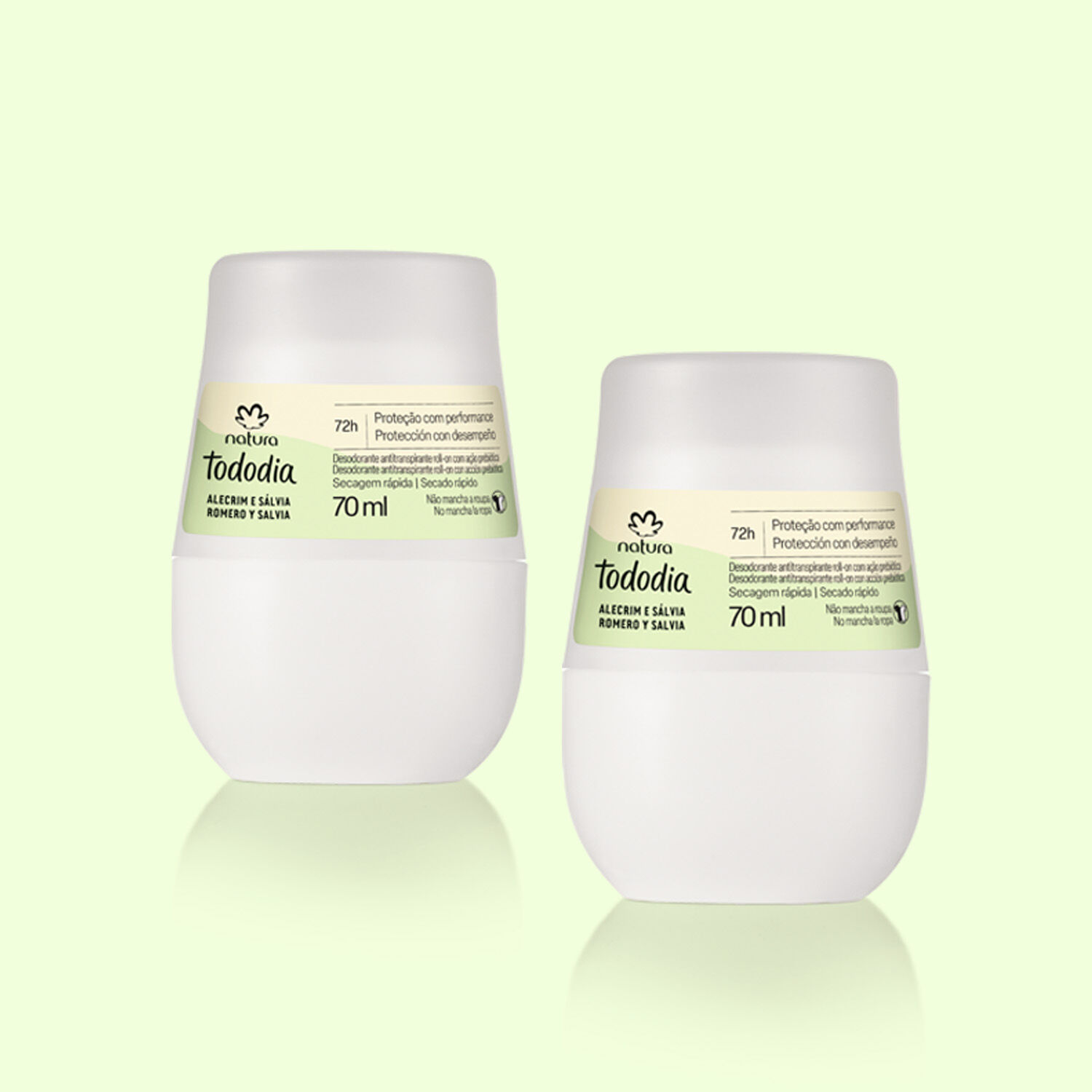 1793289930 11 Kit Desodorantes Antitranspirantes Roll on Alecrim e Salvia 2 unidades