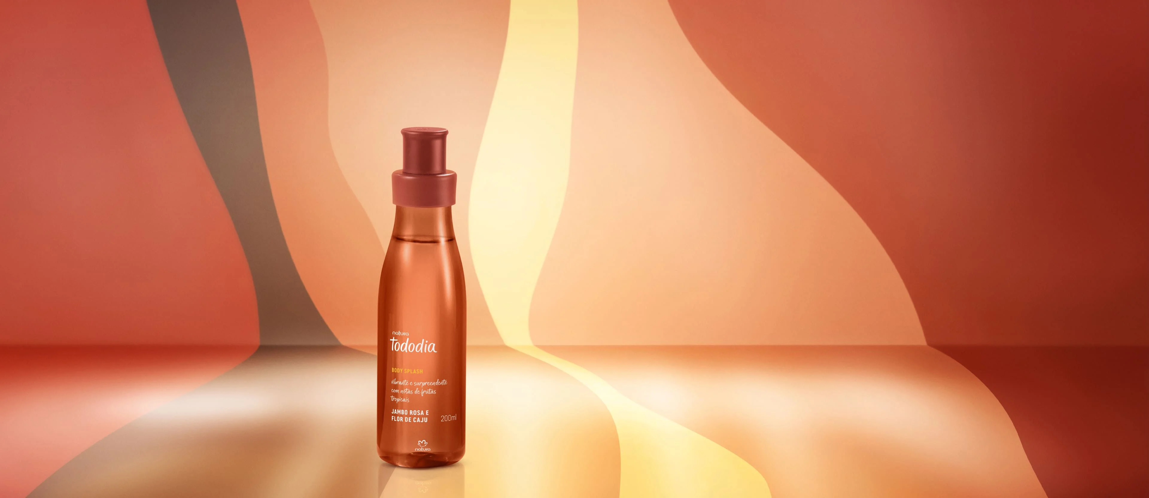 Body Splash Tododia Jambo Rosa e Flor de Caju 200 ml 3 Body Splash Tododia Jambo Rosa e Flor de Caju 200