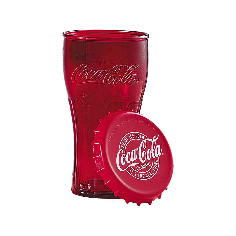 Copo Contour com Tampa Coca Cola