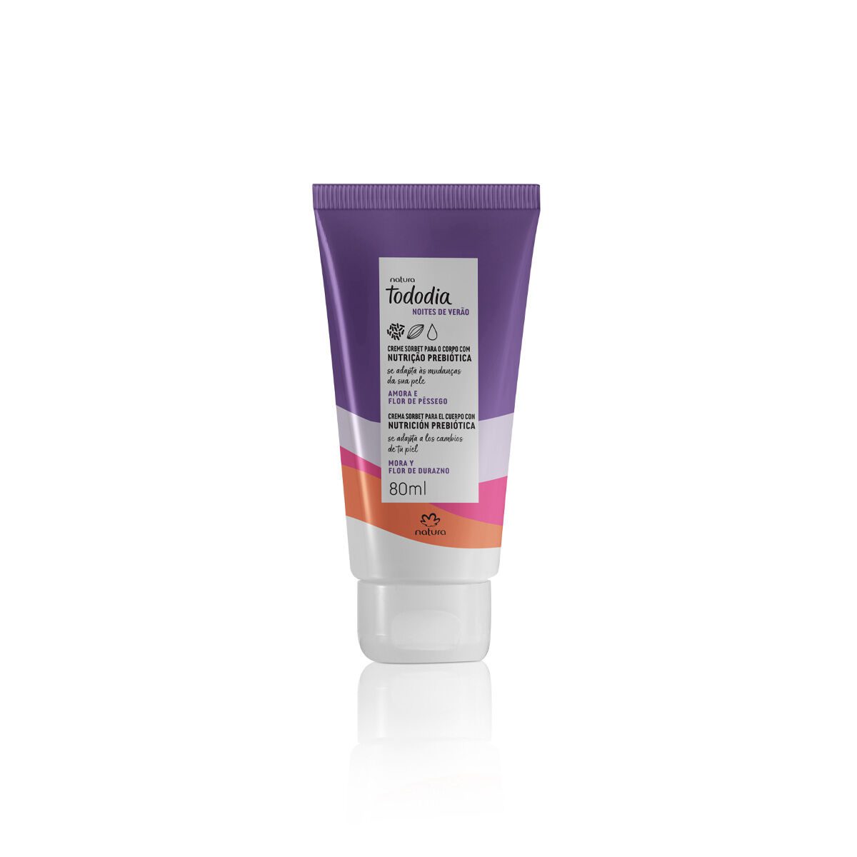 Creme Sorbet Desodorante Nutritivo para o Corpo Tododia Amora e Flor de Pêssego 2 Creme Sorbet Desodorante Nutritivo para o Corpo Tododia Amora e