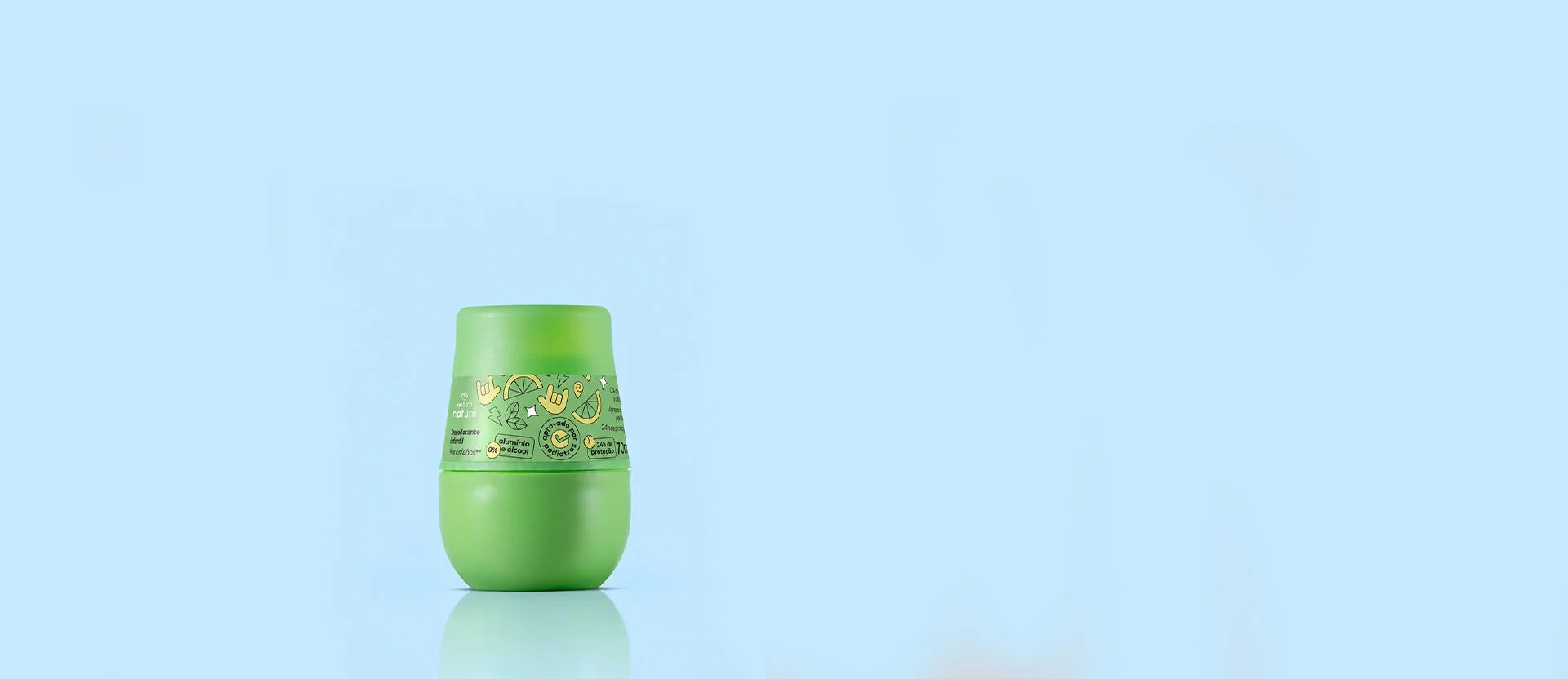Desodorante Roll on Meninos Nature 70ml