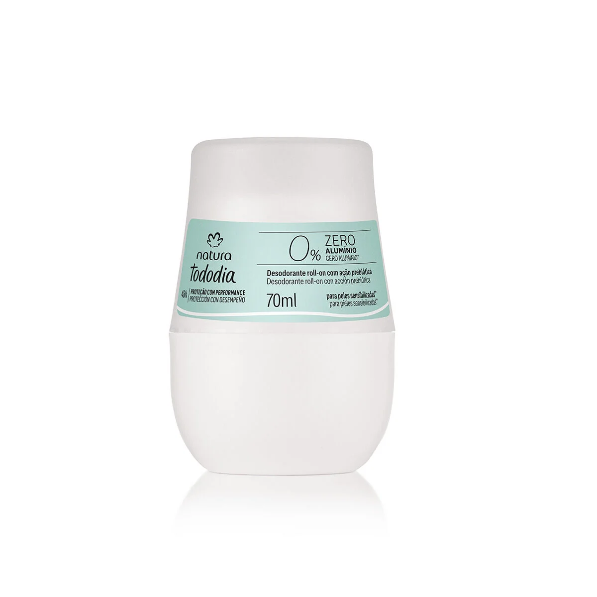 Desodorante Roll on Tododia Zero Aluminio 70ml