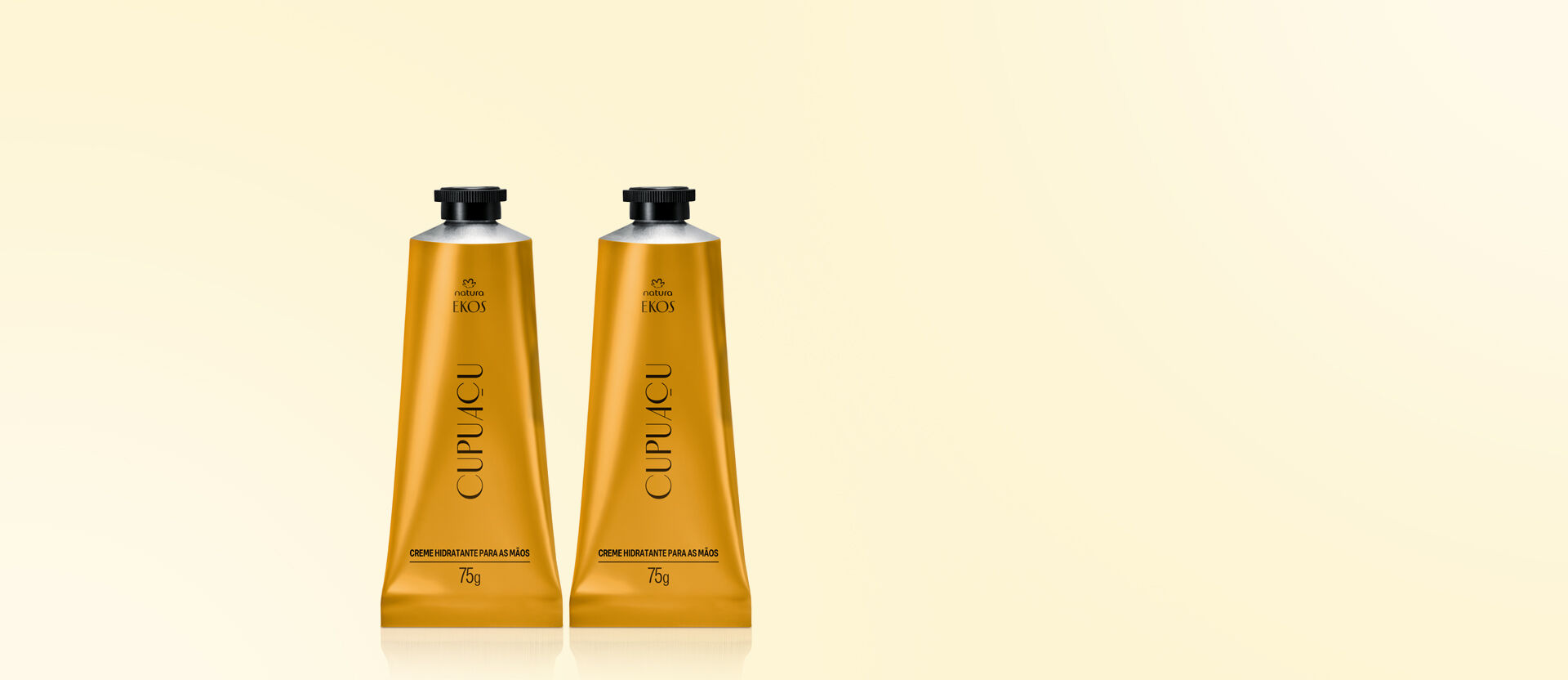 Kit Creme Hidratante para as Maos Ekos Cupuacu 2 unidades