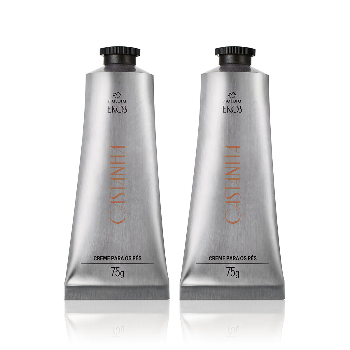 Kit Creme Hidratante para os Pes Ekos Castanha 2 produtos