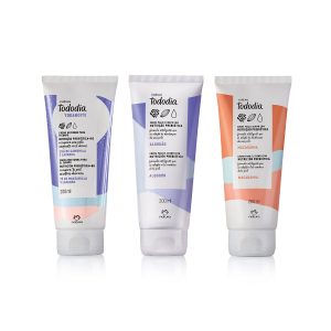 Kit Cremes Corporais Tododia Macadâmia, Algodão e Chá de Camomila e Lavanda (3 produtos) [NATBRA-294304]