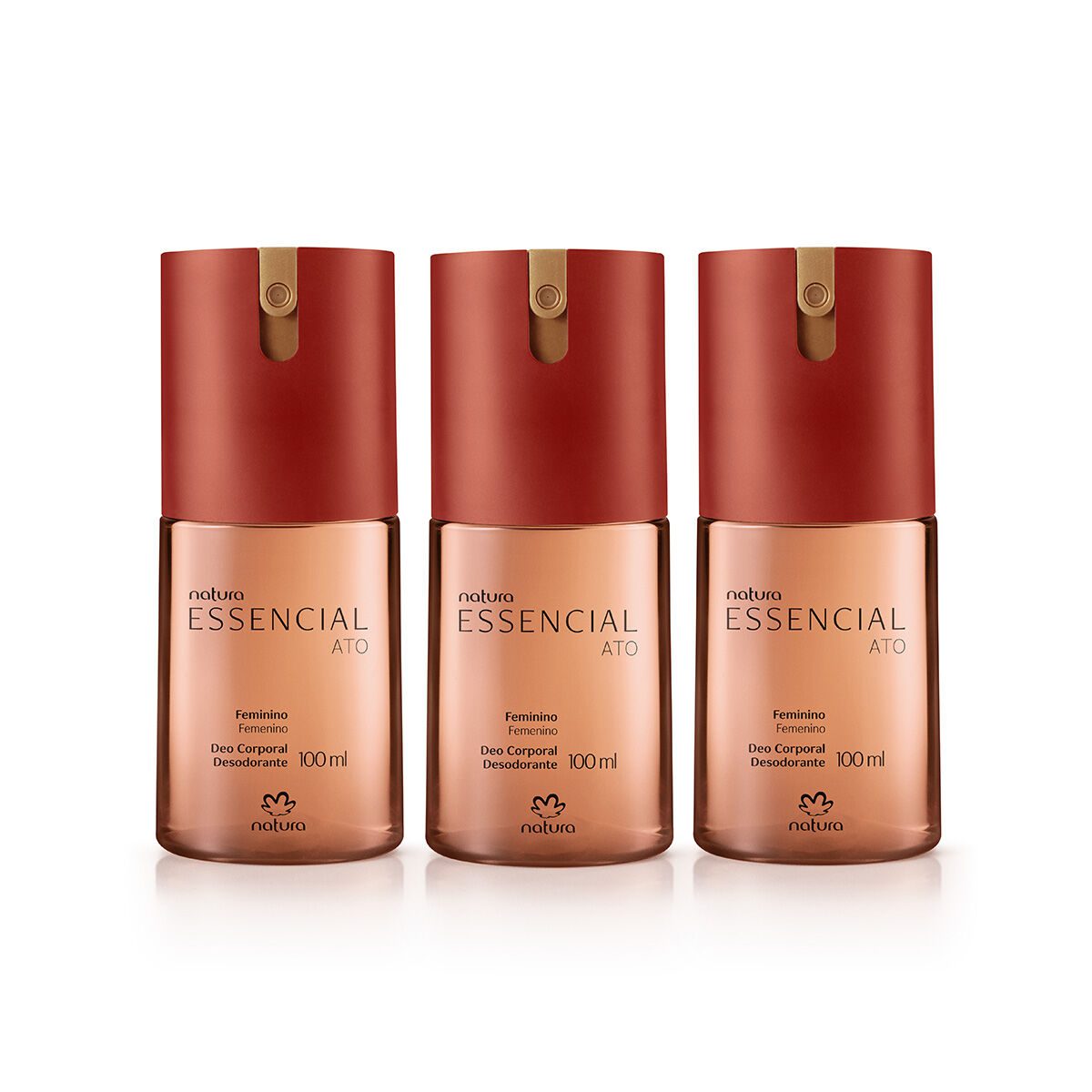 Kit Desodorante Essencial Ato 3 produtos