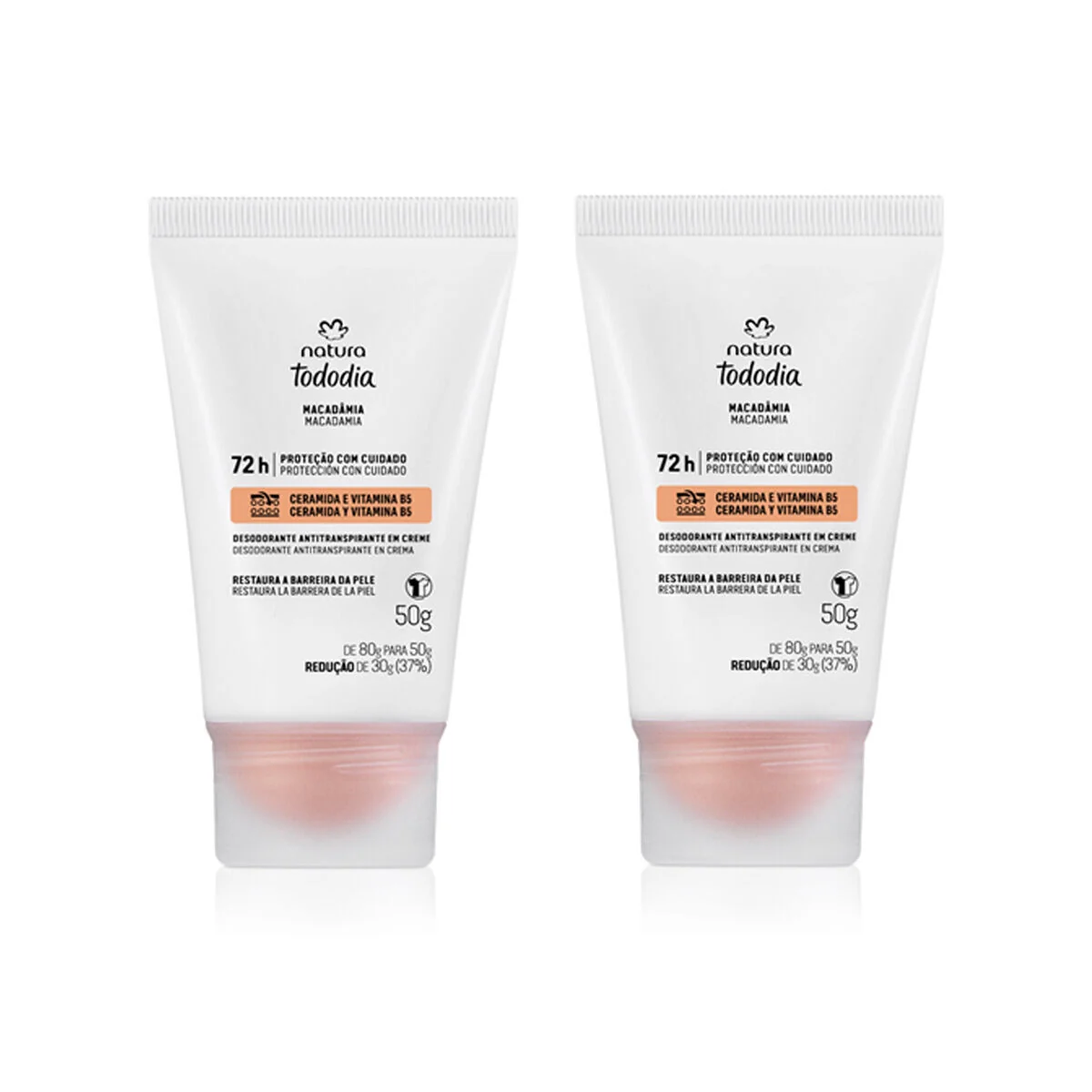 Kit Desodorante em Creme Tododia Macadamia 2 unidades