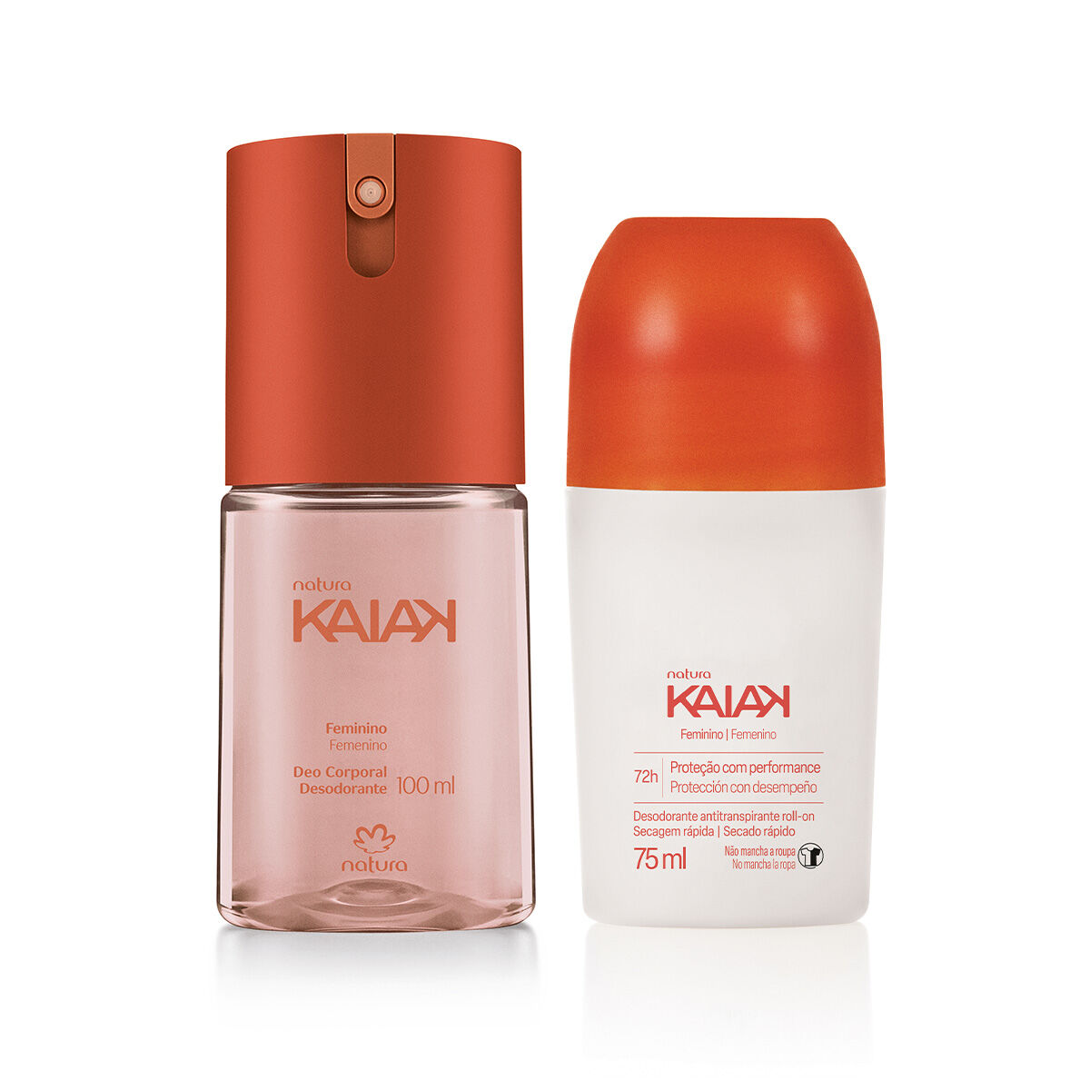 Kit Desodorantes Kaiak Classico Feminino 2 produtos