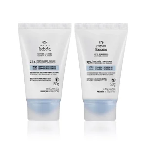 Kit Desodorantes em Creme Tododia Leite de Algodão (2 produtos)