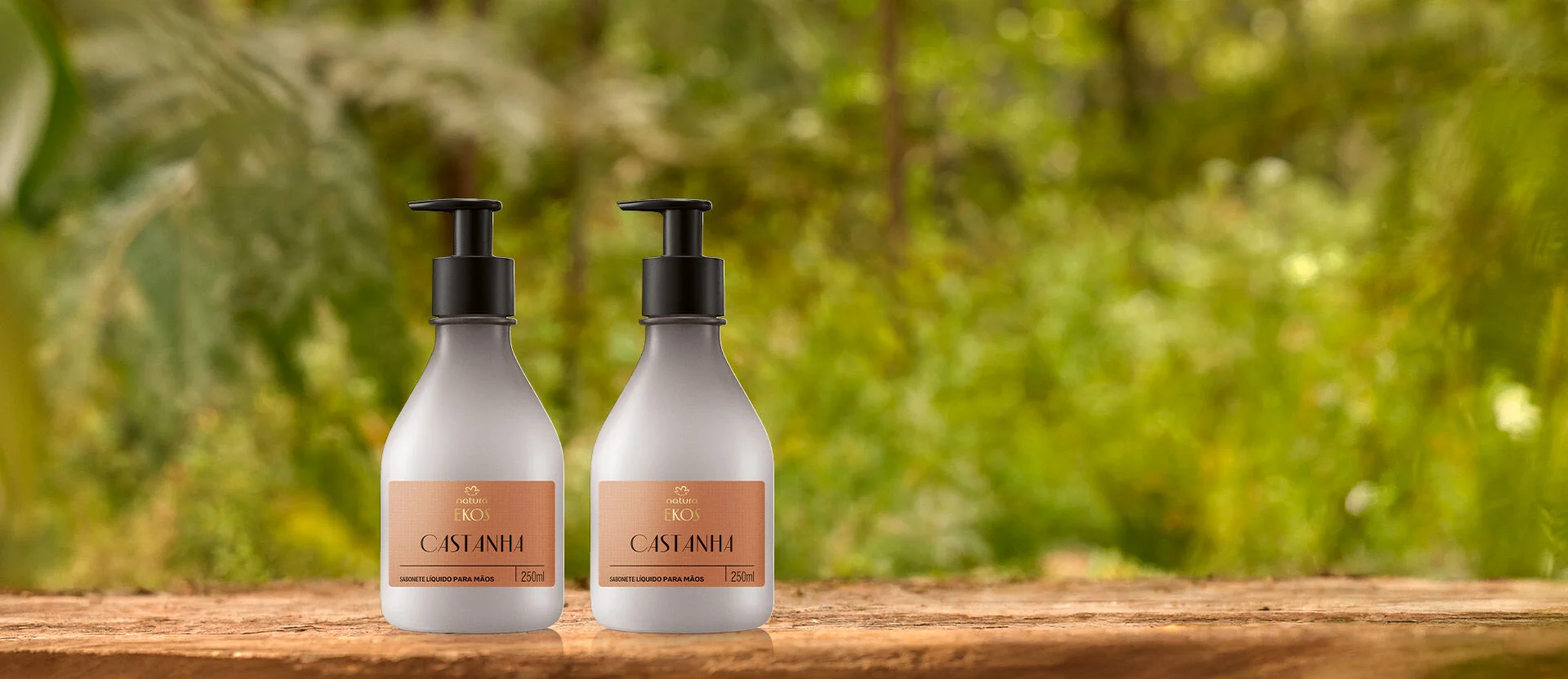 Kit Ekos Sabonete Liquido para Maos Castanha 2 produtos