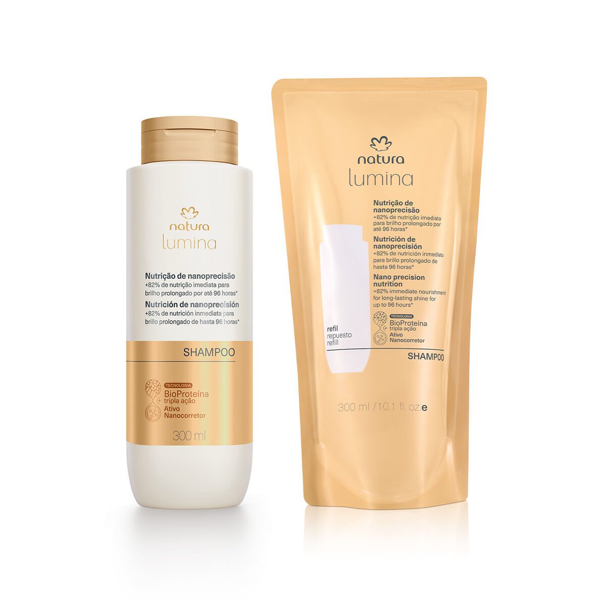 Kit Shampoo Lumina Nutricao de Nanoprecisao 2 produtos