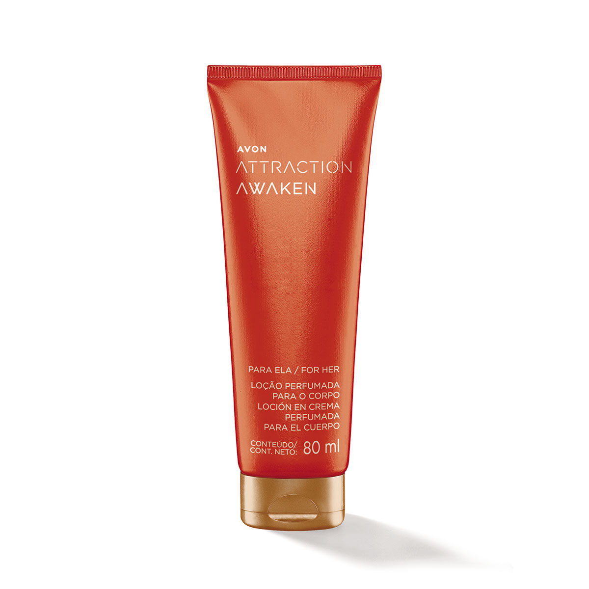 Locao Perfumada Para o Corpo Attraction Awaken Para Ela 80ml