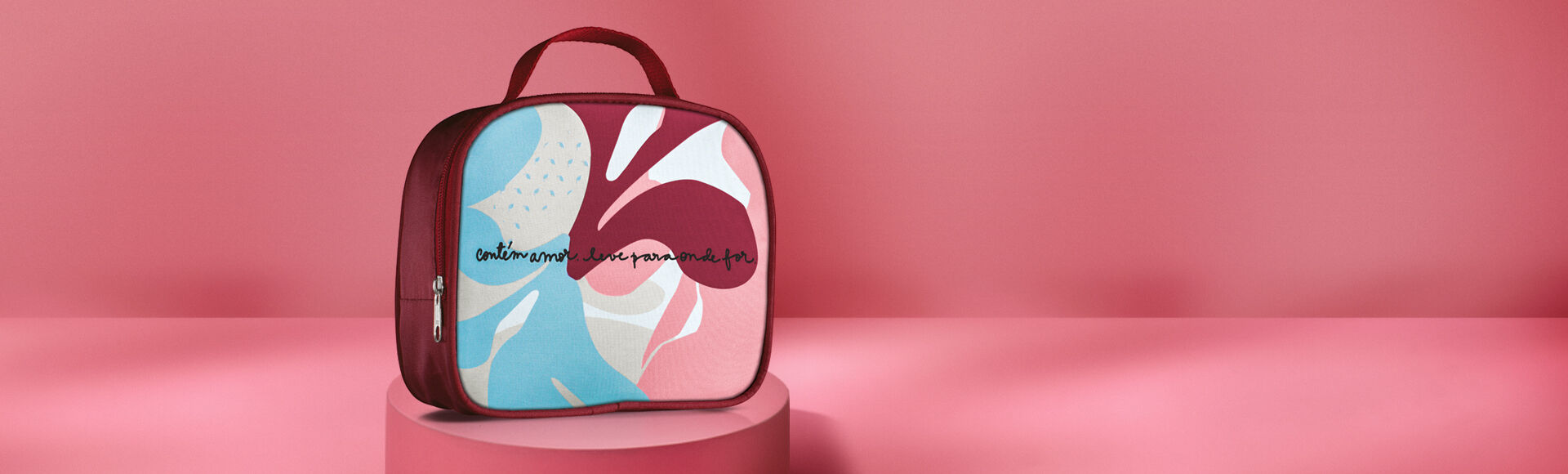 Necessaire Estampado Natura Tododia 1 unidade