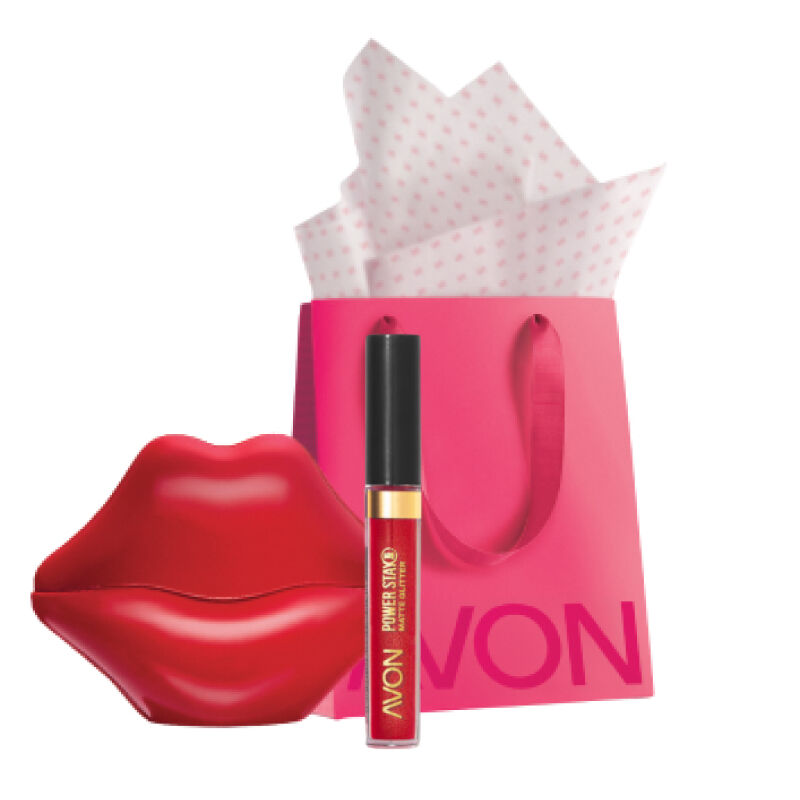 Presente Avon Power Stay Duo Especial Cereja Brilhante 2 Presente Avon Power Stay Duo Especial Cereja Brilhante