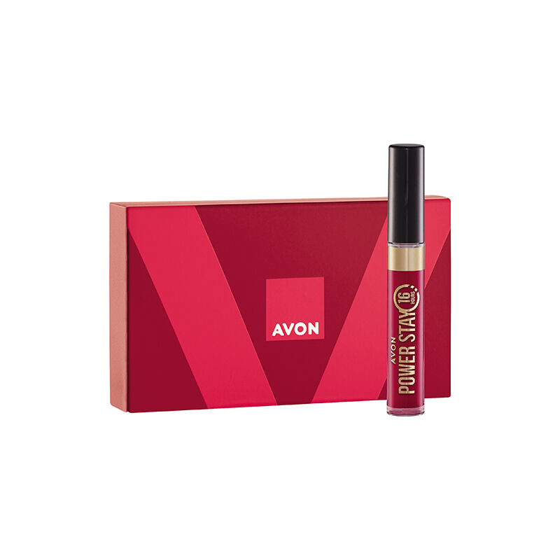 Presente Batom Power Stay Matte Vermelho Radiante