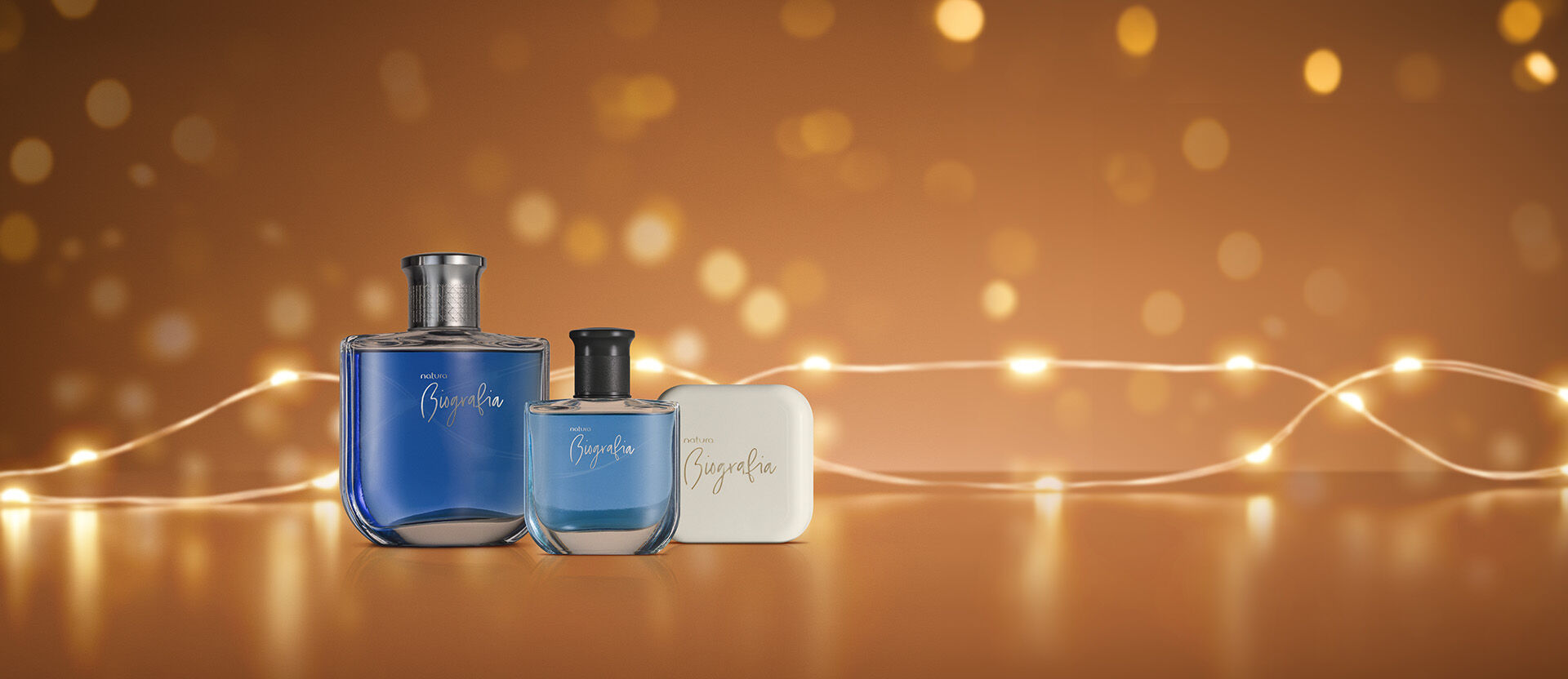 Presente Natal Biografia Classico Masculino 3 Produtos
