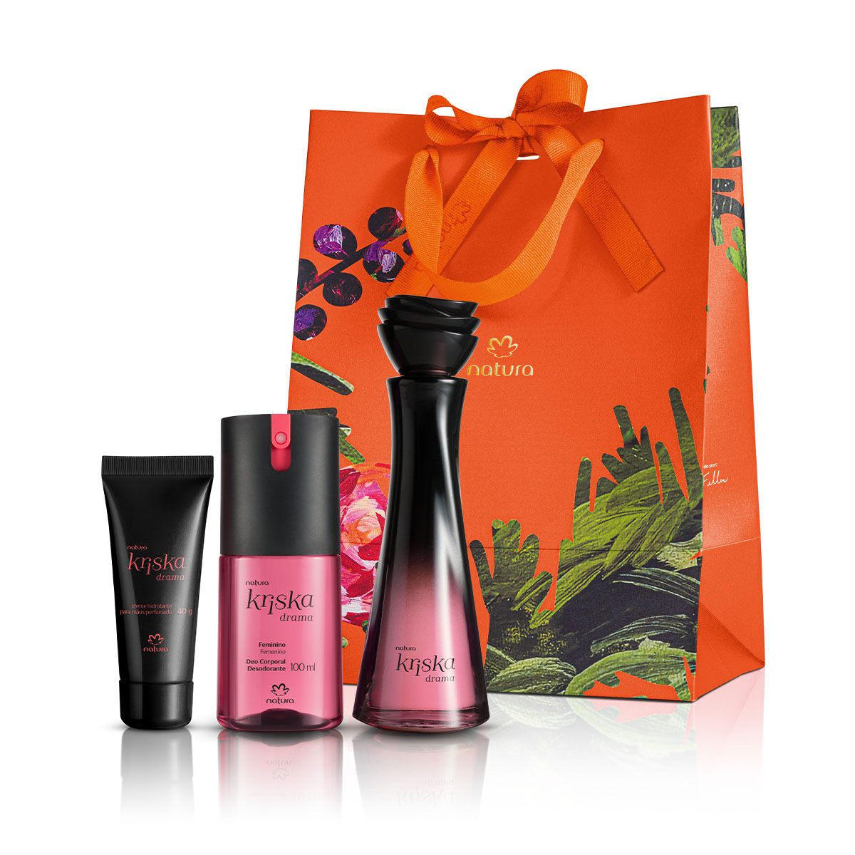 Presente Natura Kriska Drama com 4 produtos
