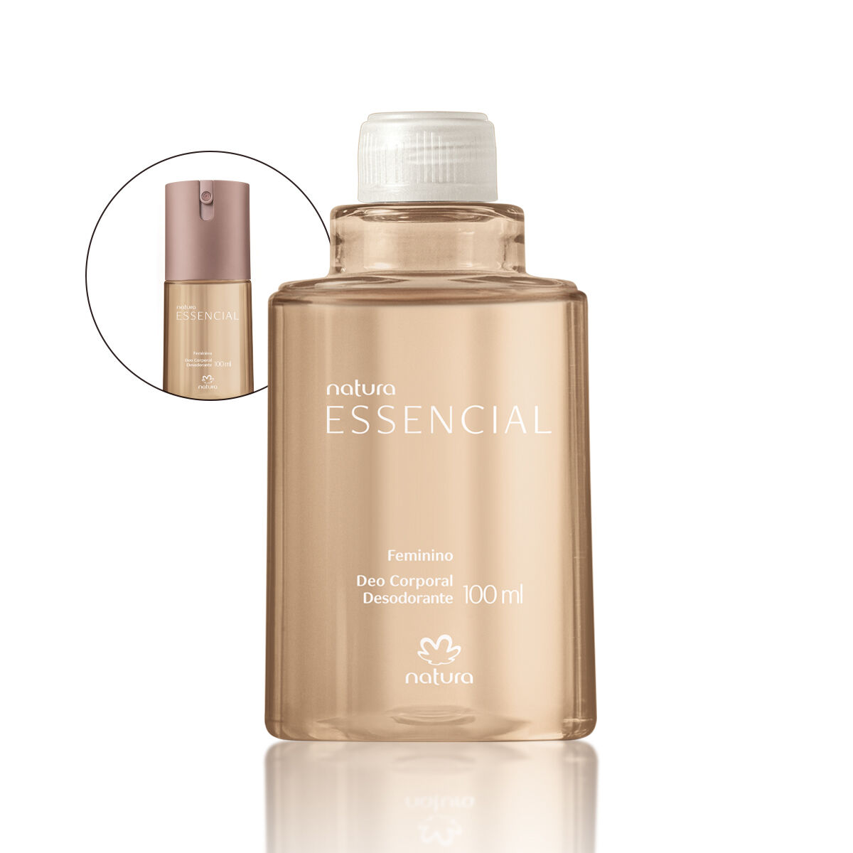 Refil Desodorante Corporal Feminino Essencial 100ml