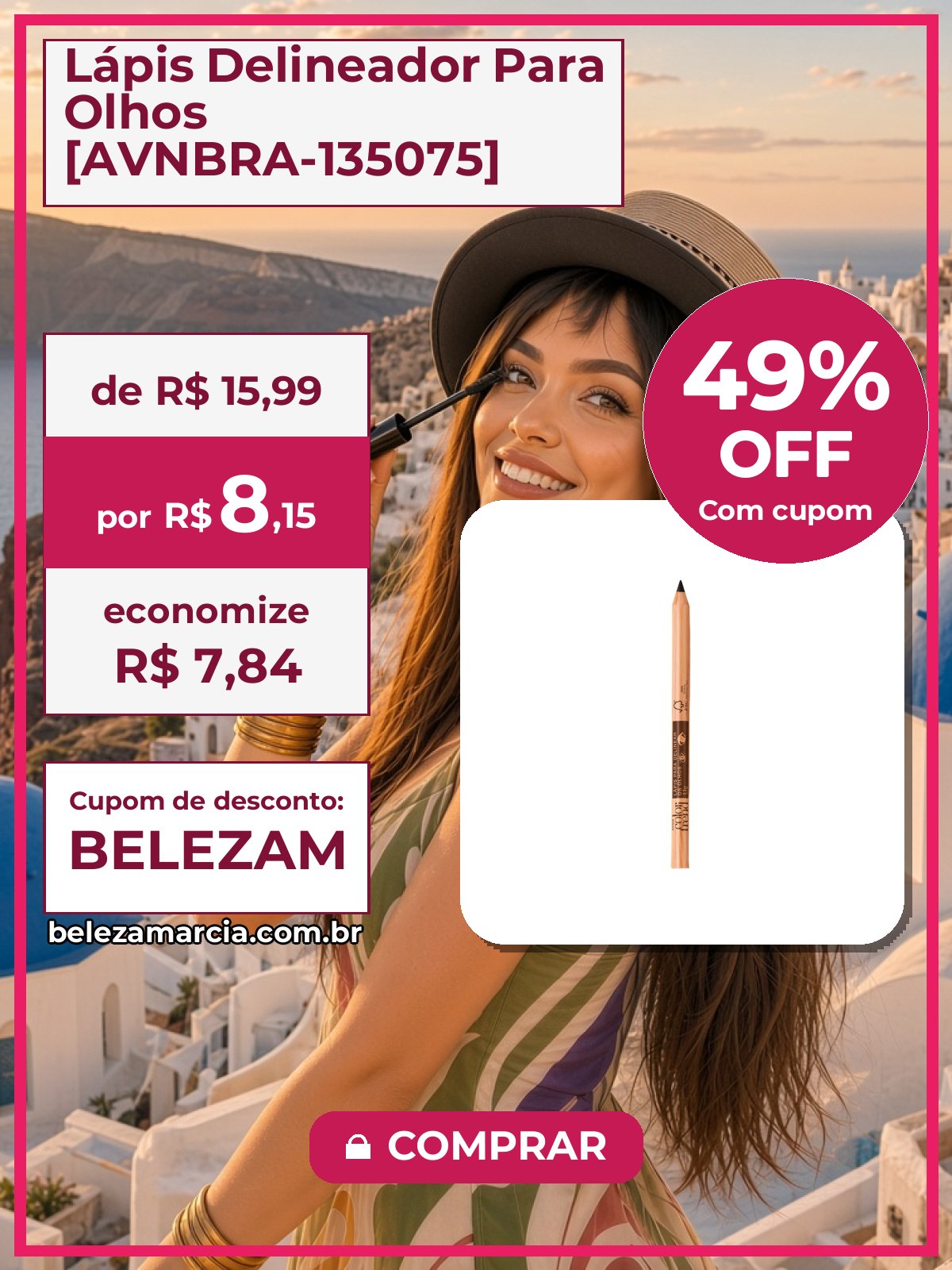Lápis Delineador Para Olhos [AVNBRA-135075]