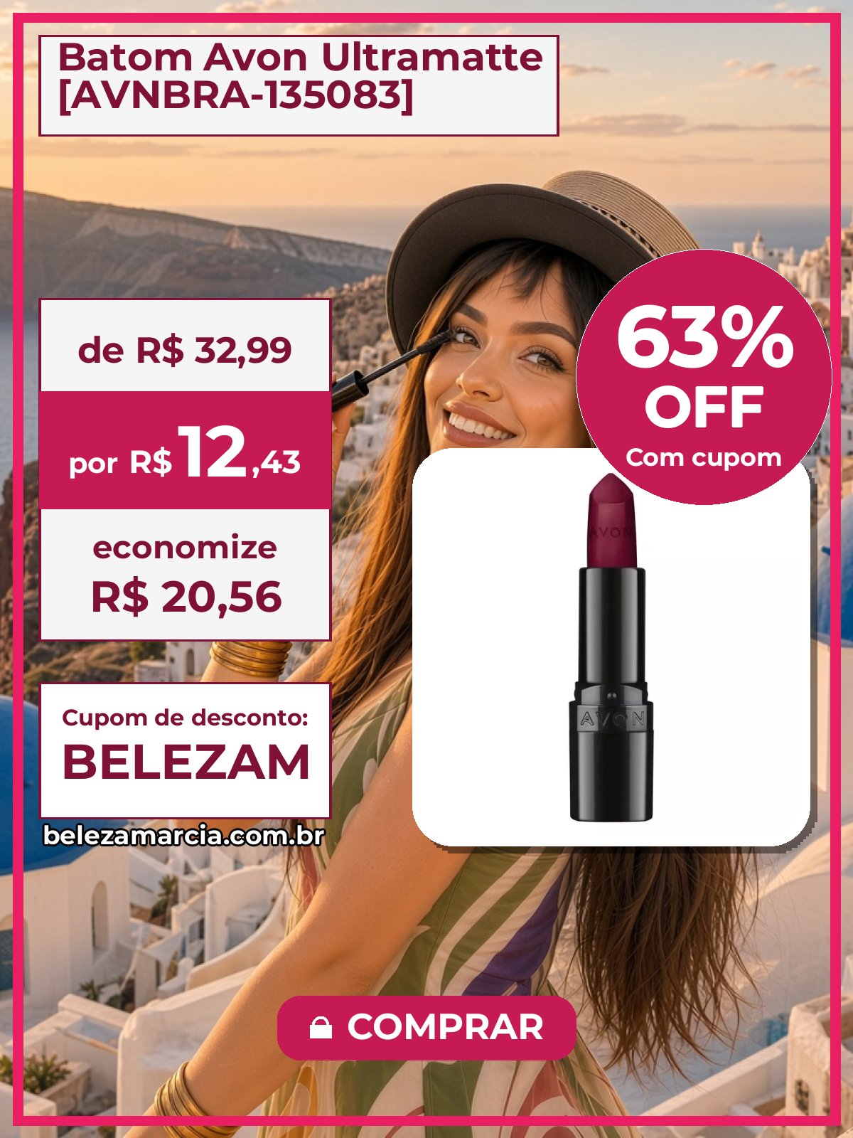 Batom Avon Ultramatte [AVNBRA-135083]
