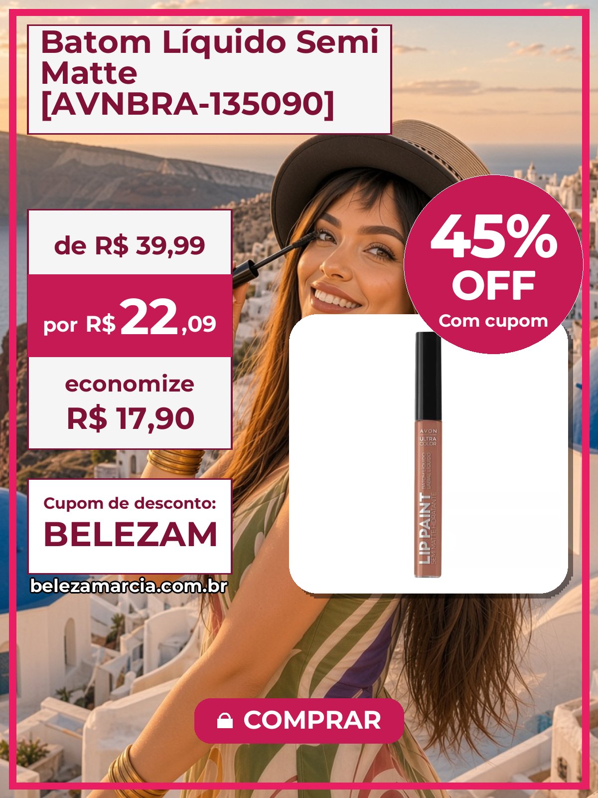 Batom Líquido Semi Matte [AVNBRA-135090]