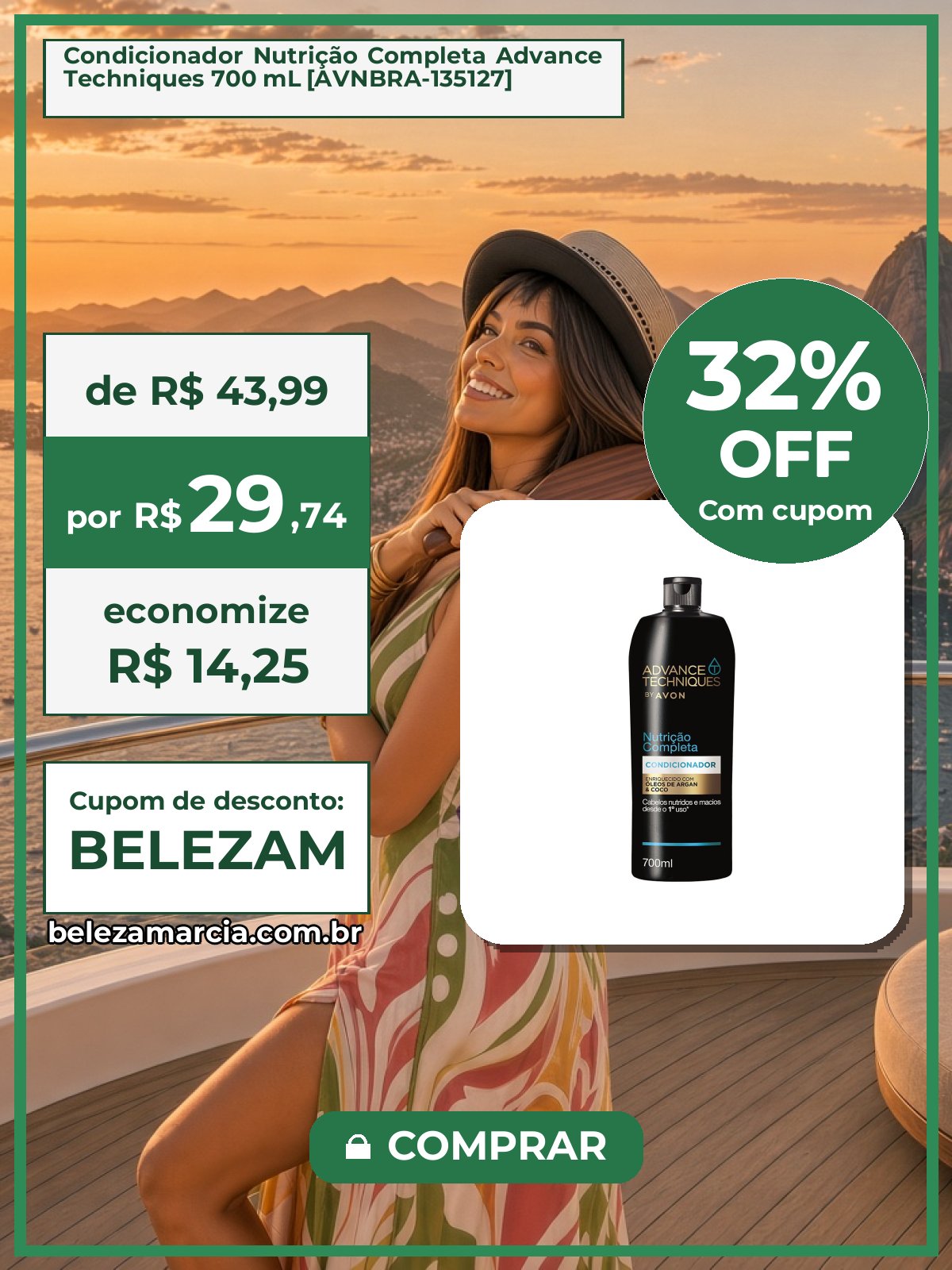 Condicionador Nutrição Completa Advance Techniques 700 mL [AVNBRA-135127]