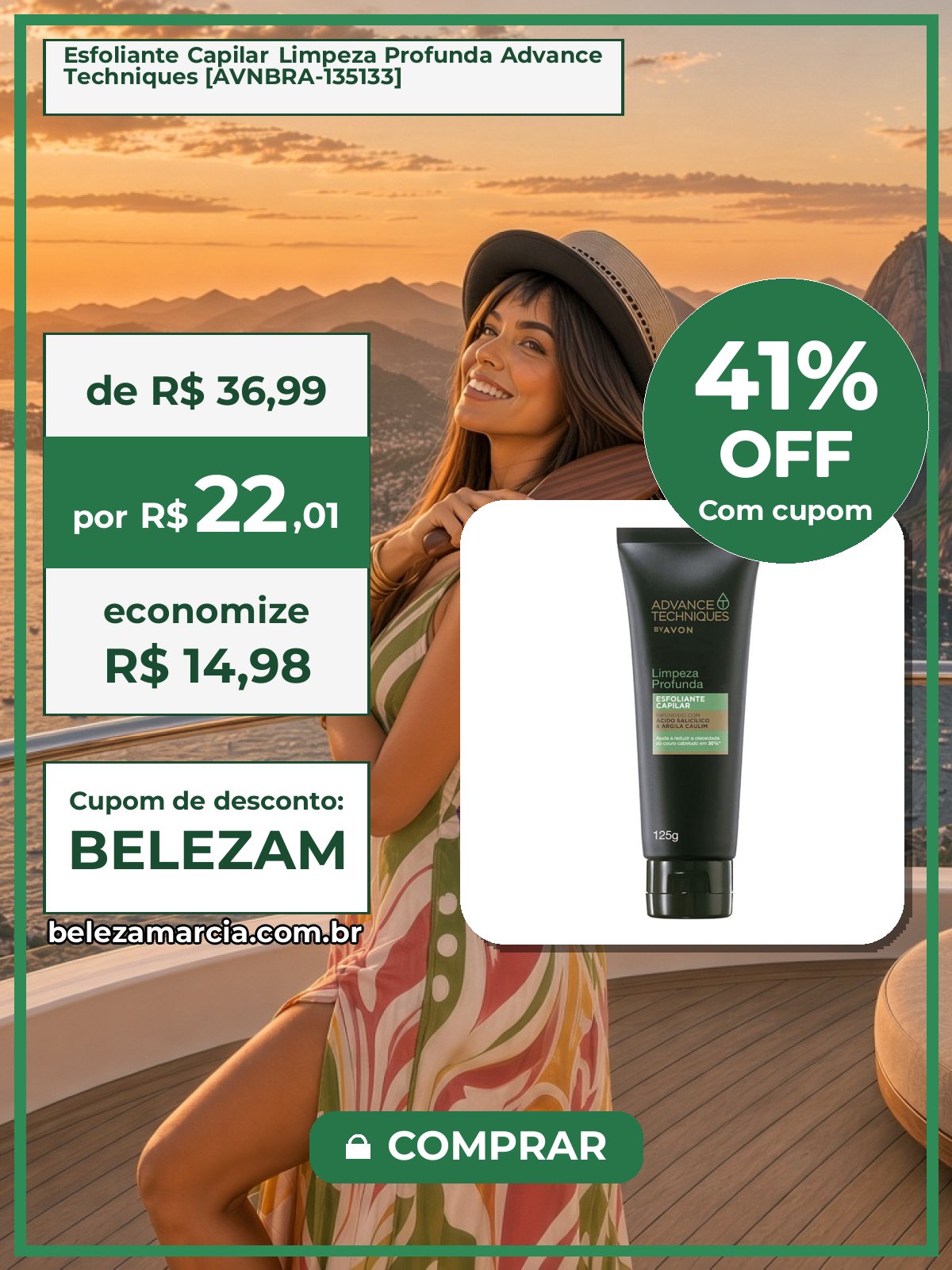 Esfoliante Capilar Limpeza Profunda Advance Techniques [AVNBRA-135133]