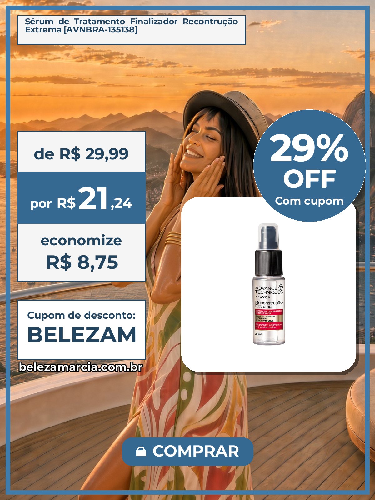 Sérum de Tratamento Finalizador Recontrução Extrema [AVNBRA-135138]