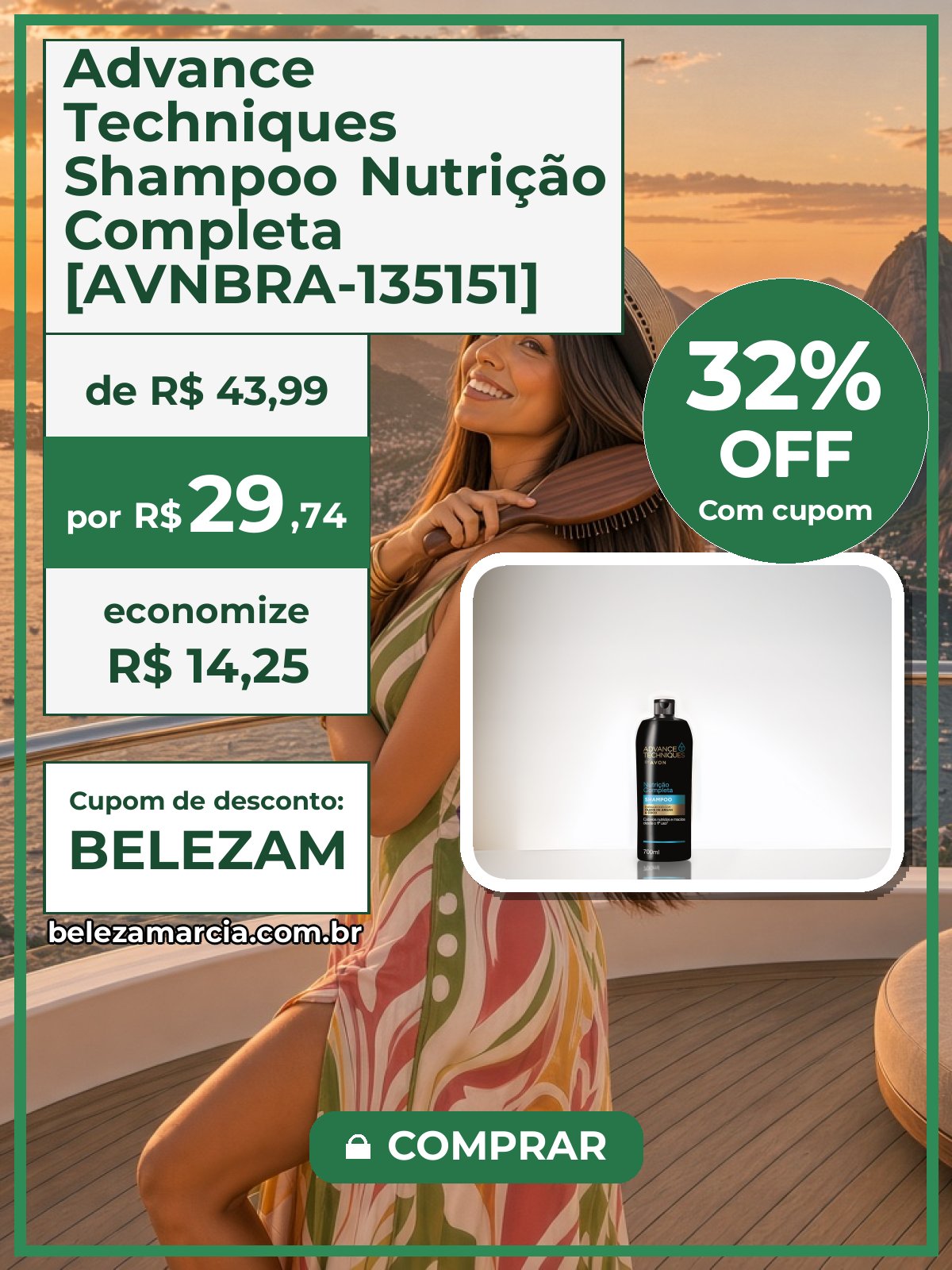 Advance Techniques Shampoo Nutrição Completa [AVNBRA-135151]