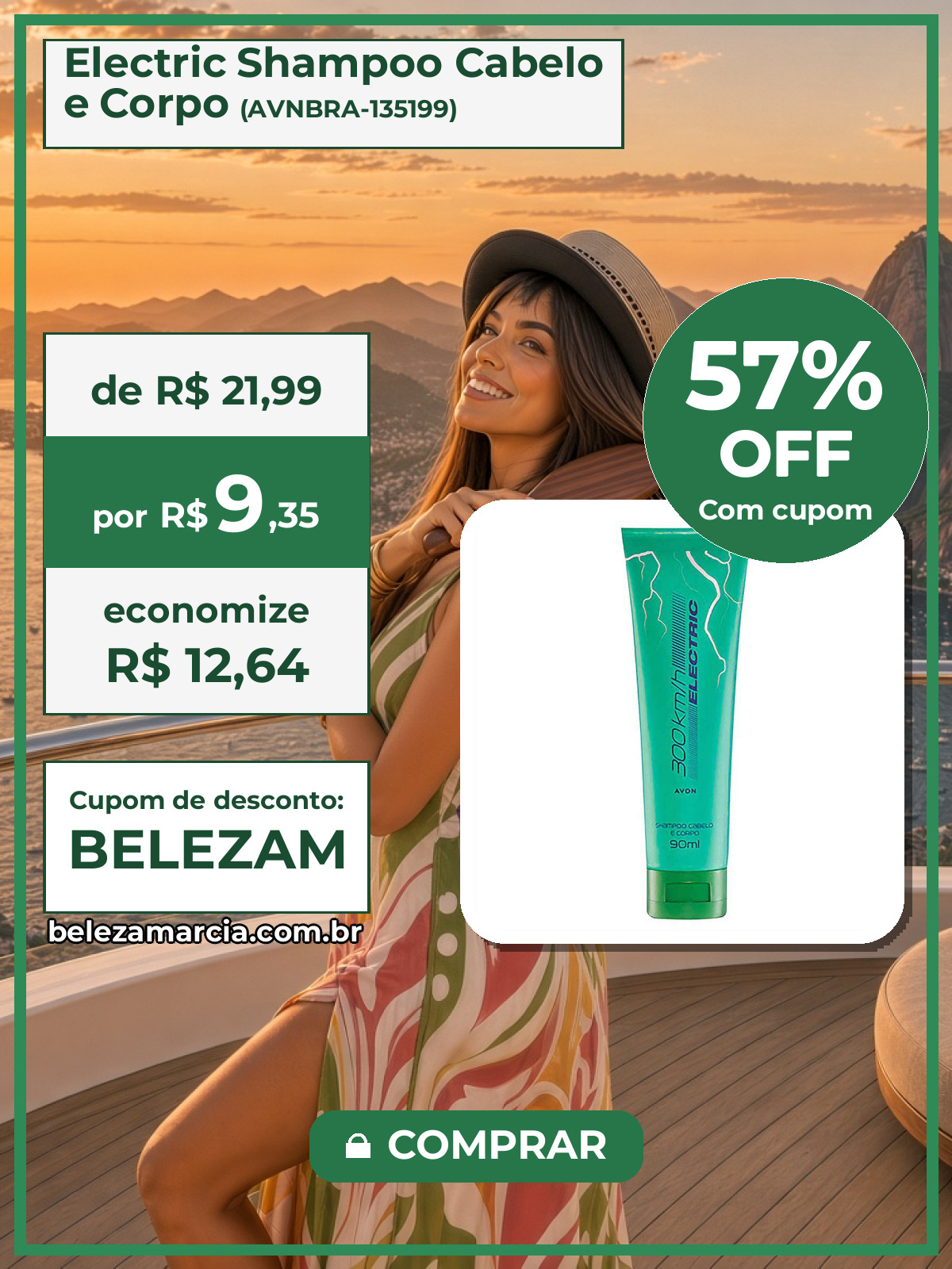 Electric Shampoo Cabelo e Corpo