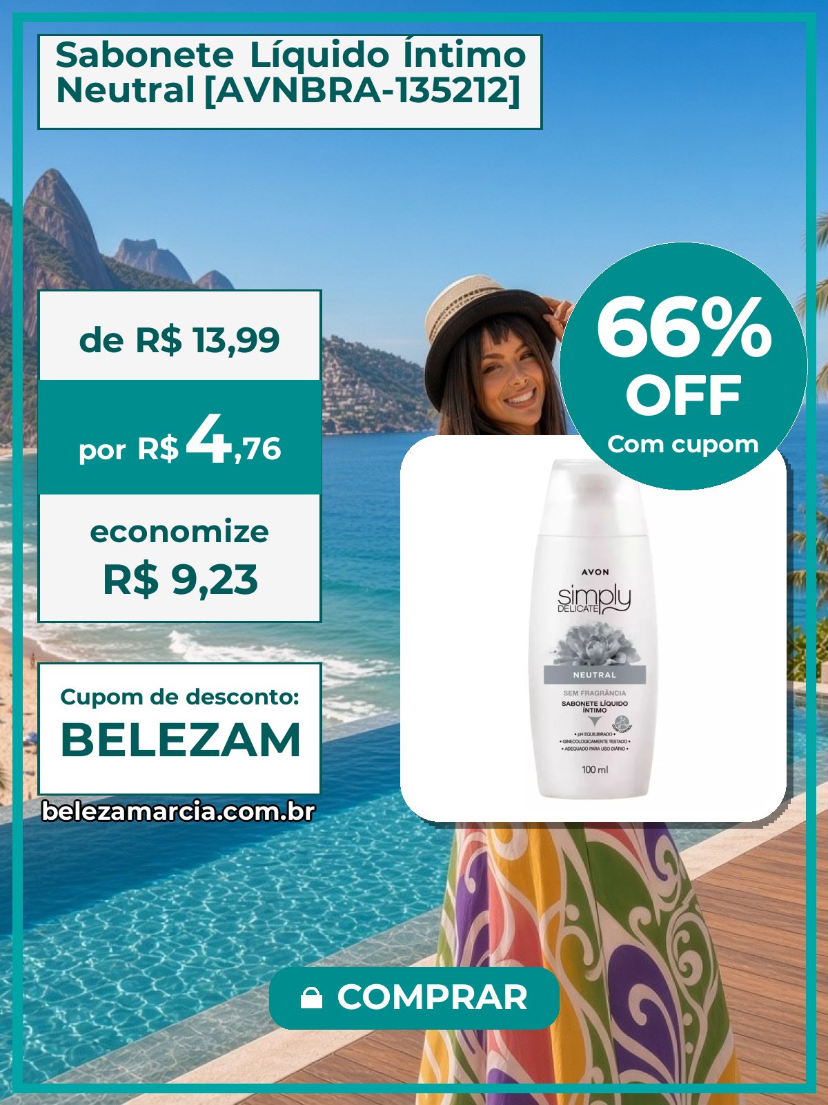 Sabonete Líquido Íntimo Neutral [AVNBRA-135212]