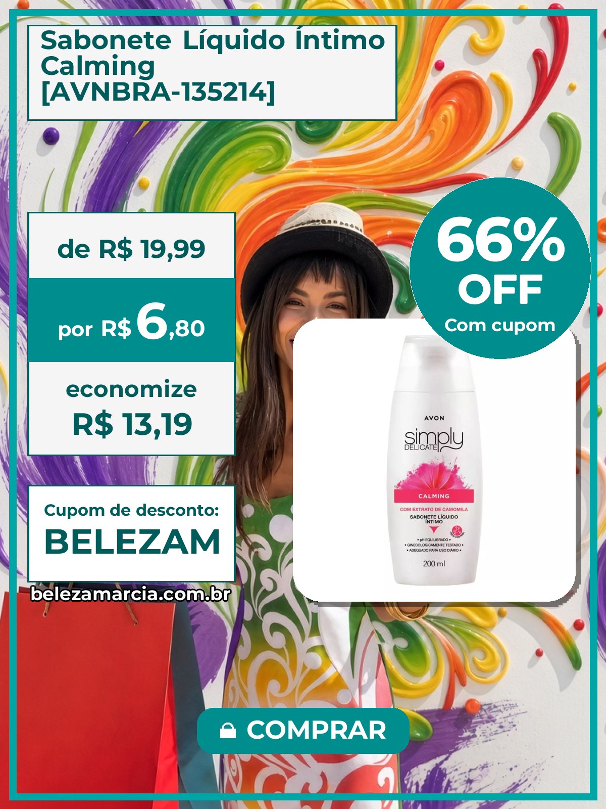 Sabonete Líquido Íntimo Calming [AVNBRA-135214]
