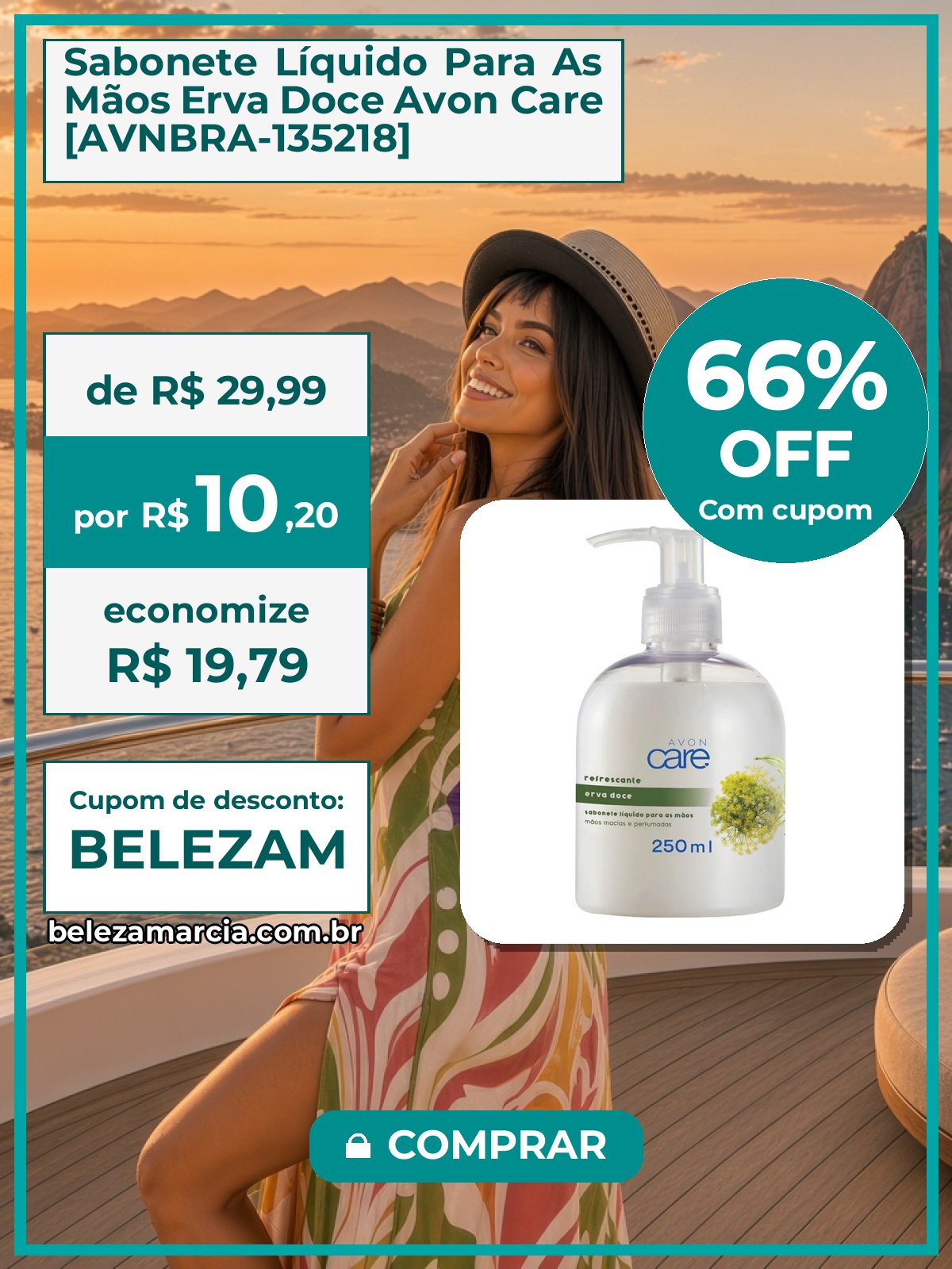 Sabonete Líquido Para As Mãos Erva Doce Avon Care [AVNBRA-135218]