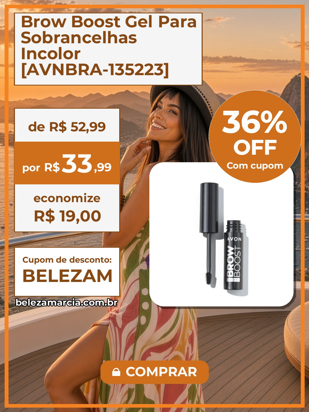 Brow Boost Gel Para Sobrancelhas Incolor [AVNBRA-135223]