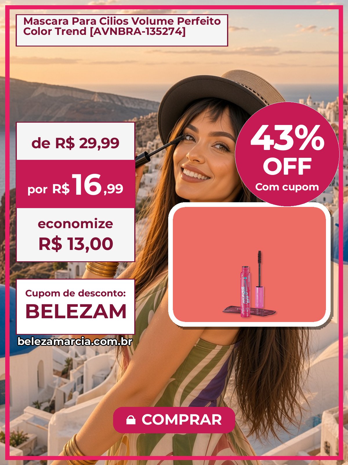 Mascara Para Cilios Volume Perfeito Color Trend [AVNBRA-135274]